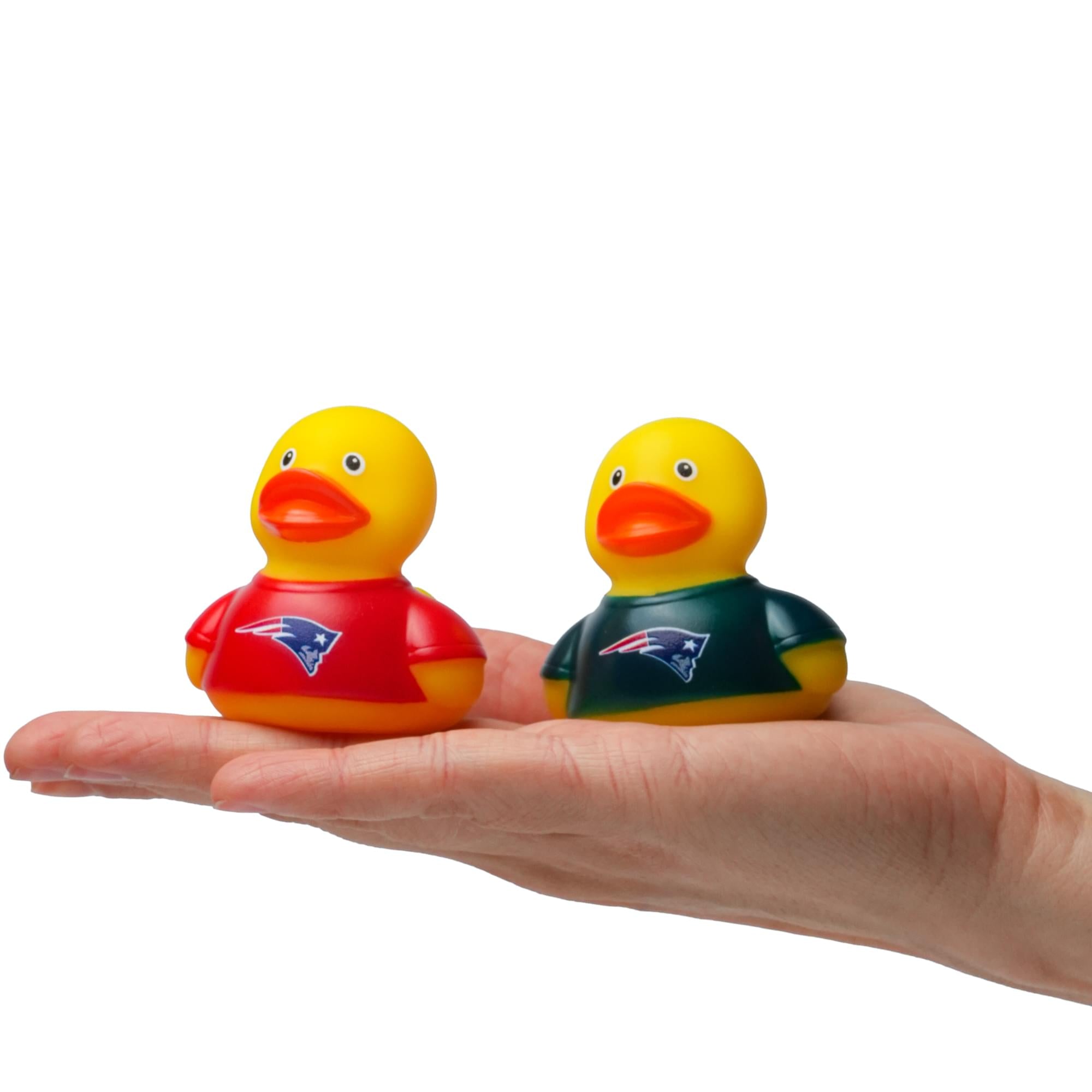 NFL New England Patriots Logo Rubber Duck 2-Pack | 2.5 Inches