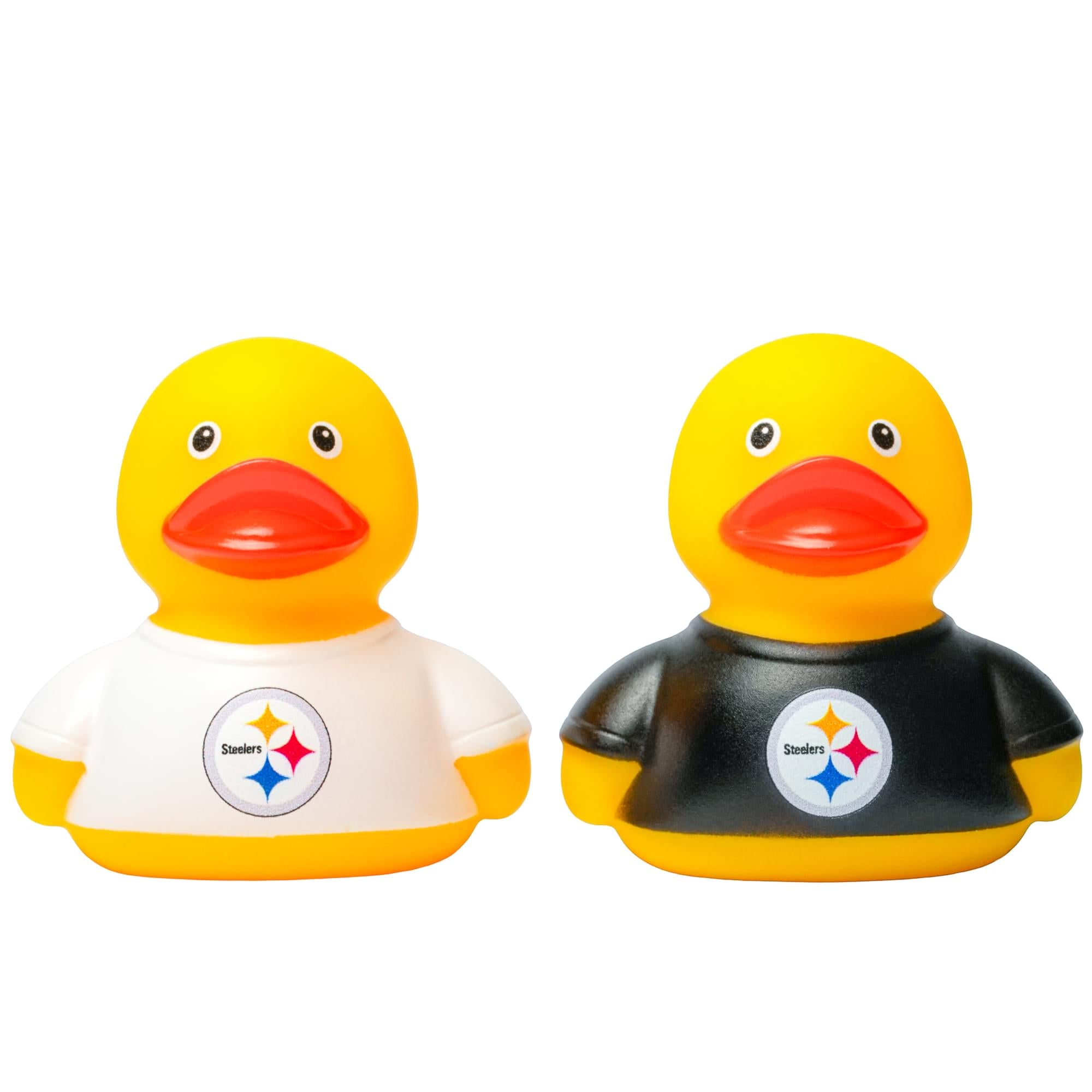 NFL Pittsburgh Steelers Logo Rubber Duck 2-Pack | 2.5 Inches