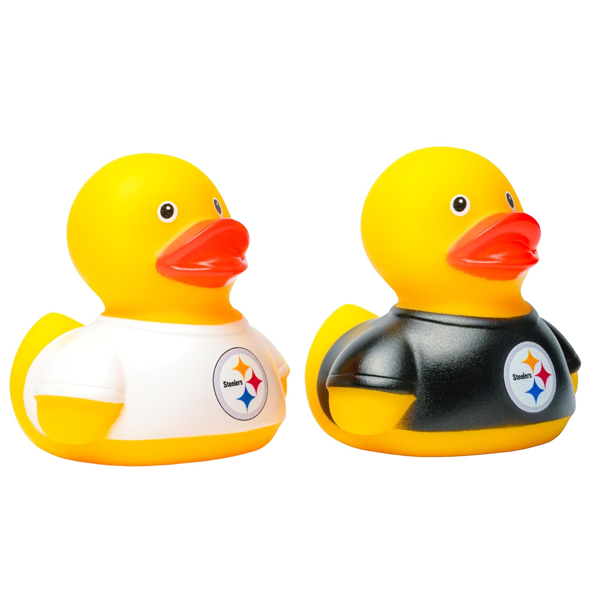 NFL Pittsburgh Steelers Logo Rubber Duck 2-Pack | 2.5 Inches