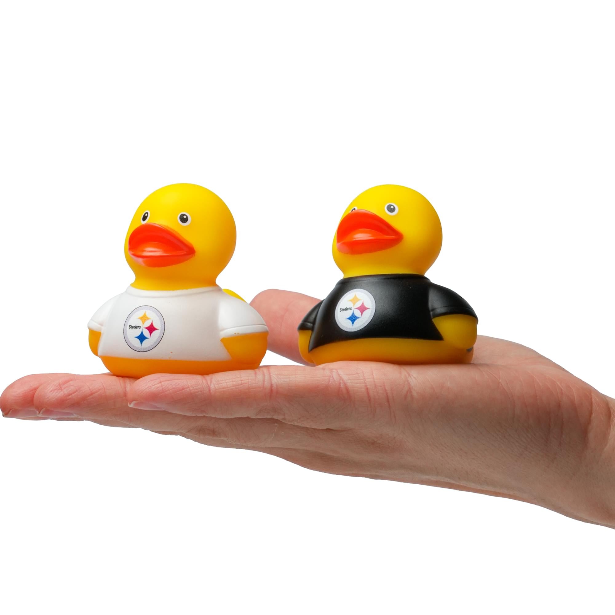 NFL Pittsburgh Steelers Logo Rubber Duck 2-Pack | 2.5 Inches