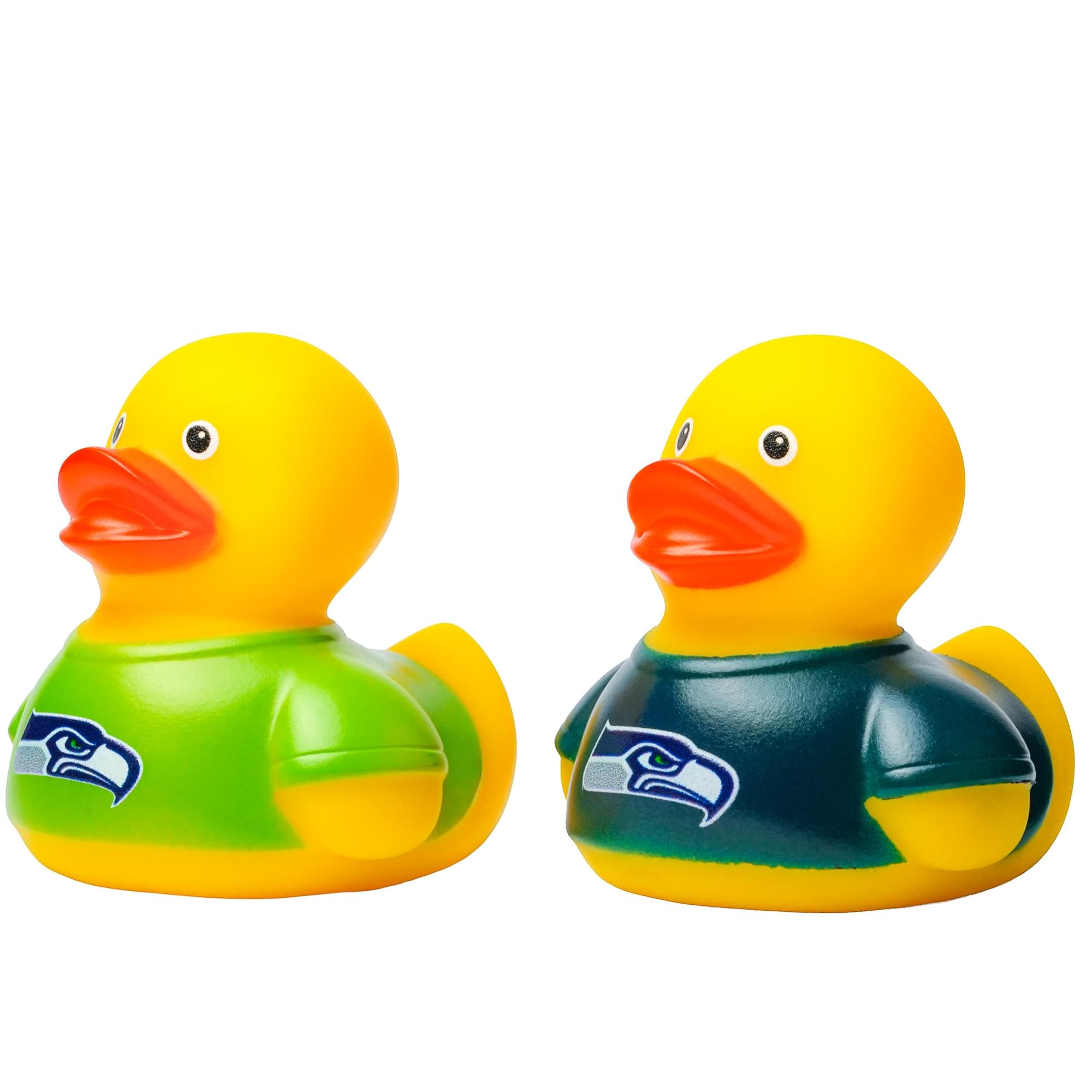 NFL Seattle Seahawks Logo Rubber Duck 2-Pack | 2.5 Inches