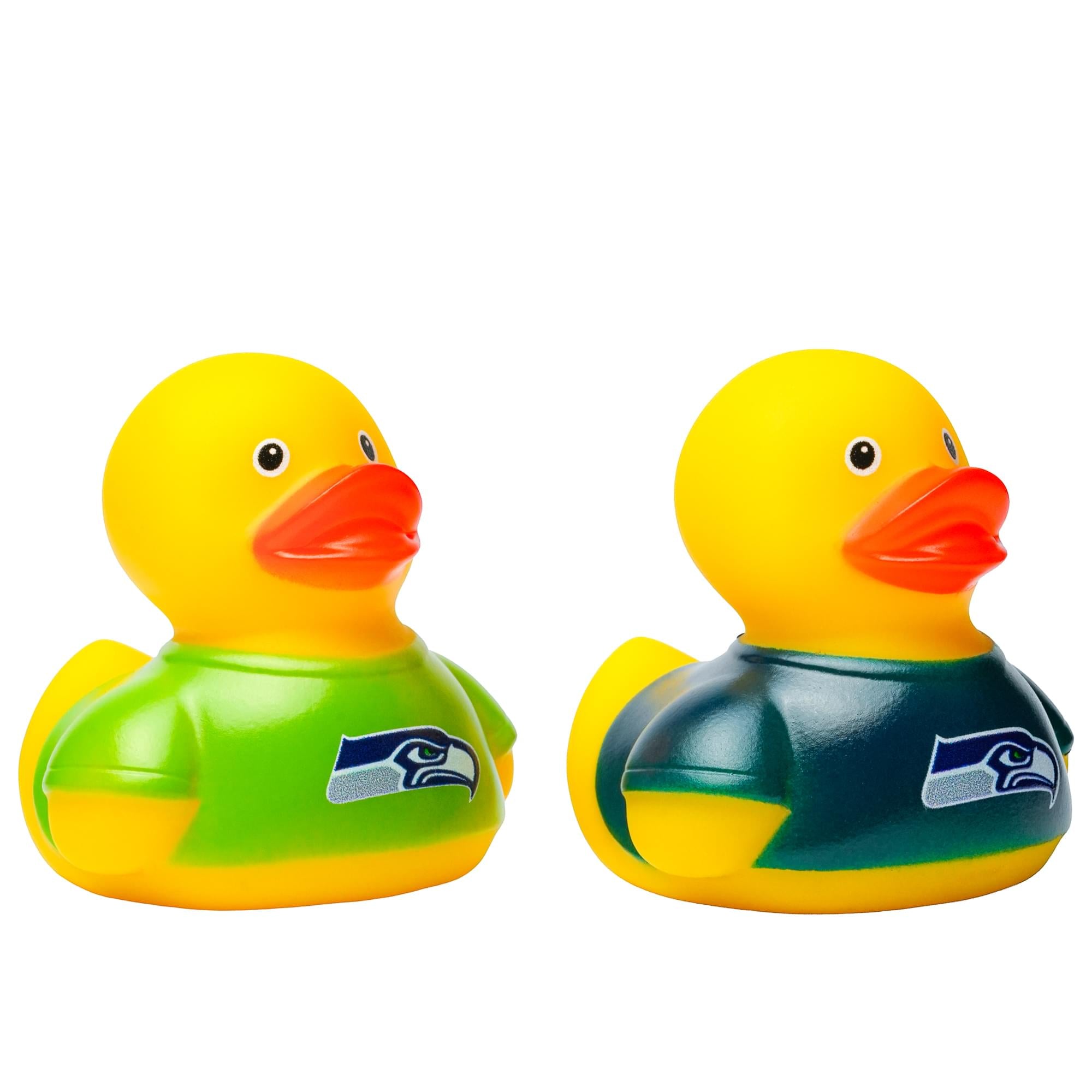 NFL Seattle Seahawks Logo Rubber Duck 2-Pack | 2.5 Inches