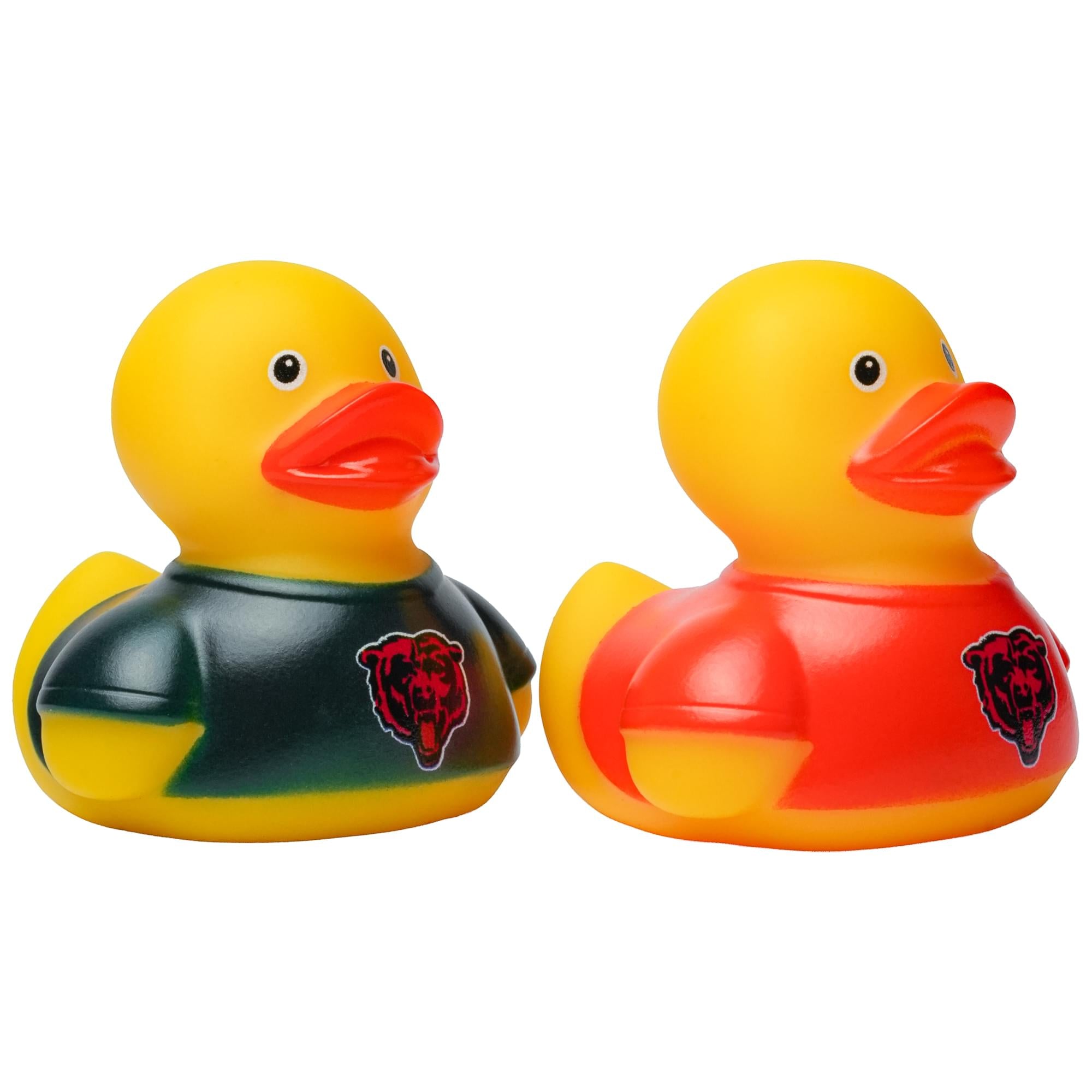 NFL Chicago Bears Logo Rubber Duck 2-Pack | 2.5 Inches