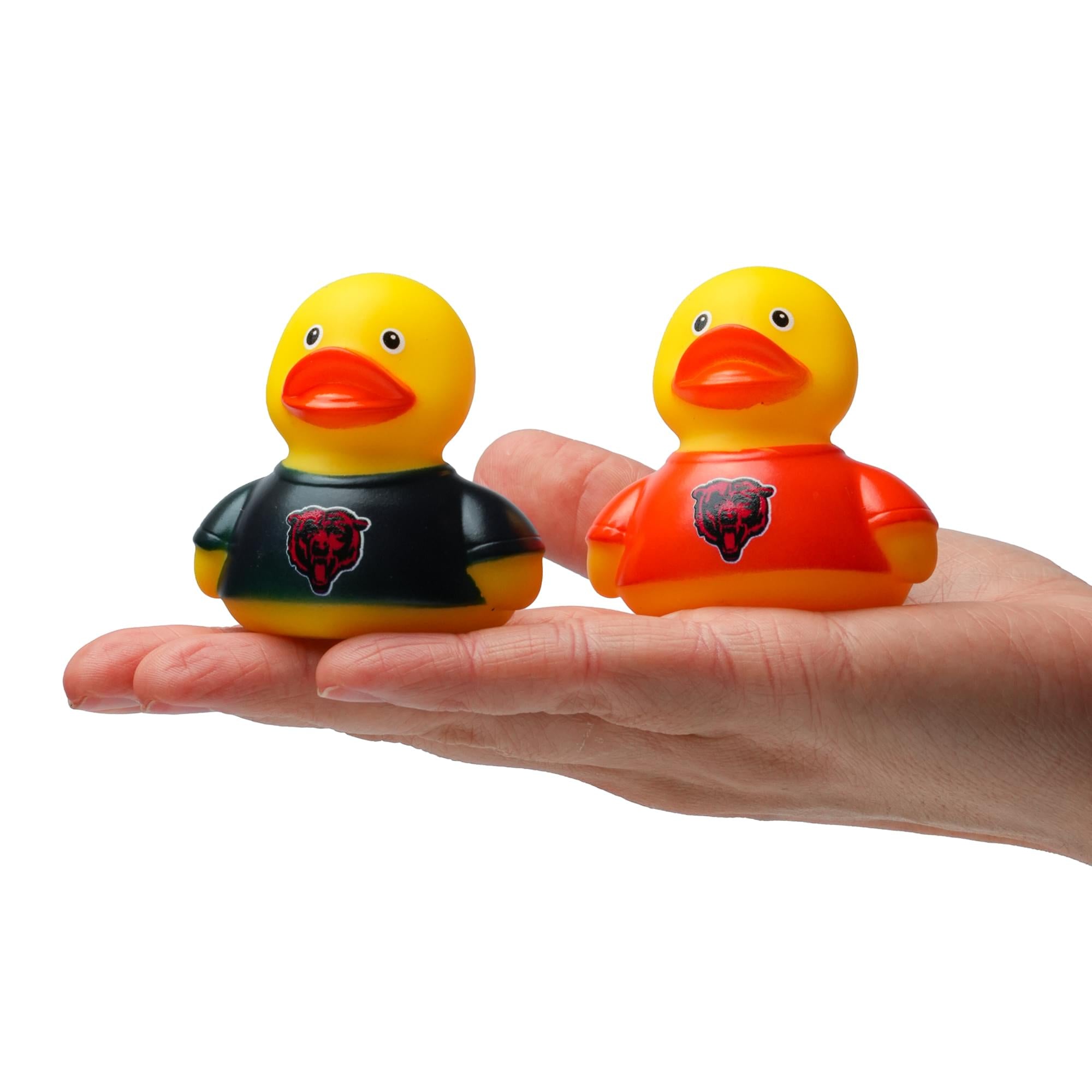 NFL Chicago Bears Logo Rubber Duck 2-Pack | 2.5 Inches
