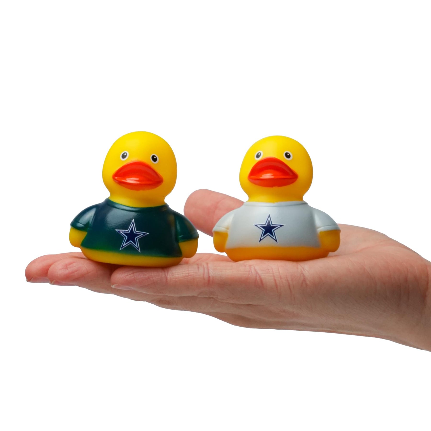 NFL Dallas Cowboys Logo Rubber Duck 2-Pack | 2.5 Inches