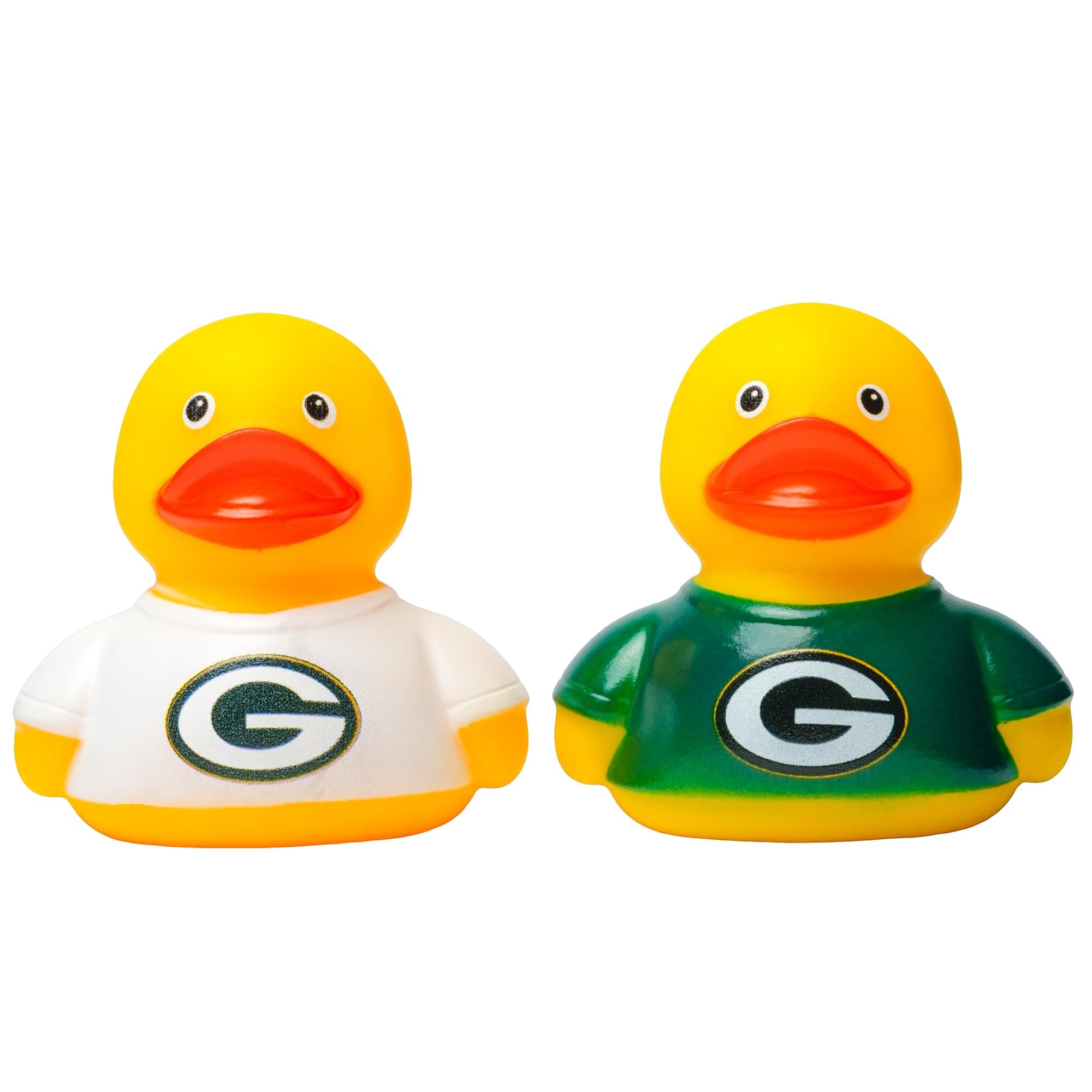 NFL Green Bay Packers Logo Rubber Duck 2-Pack | 2.5 Inches