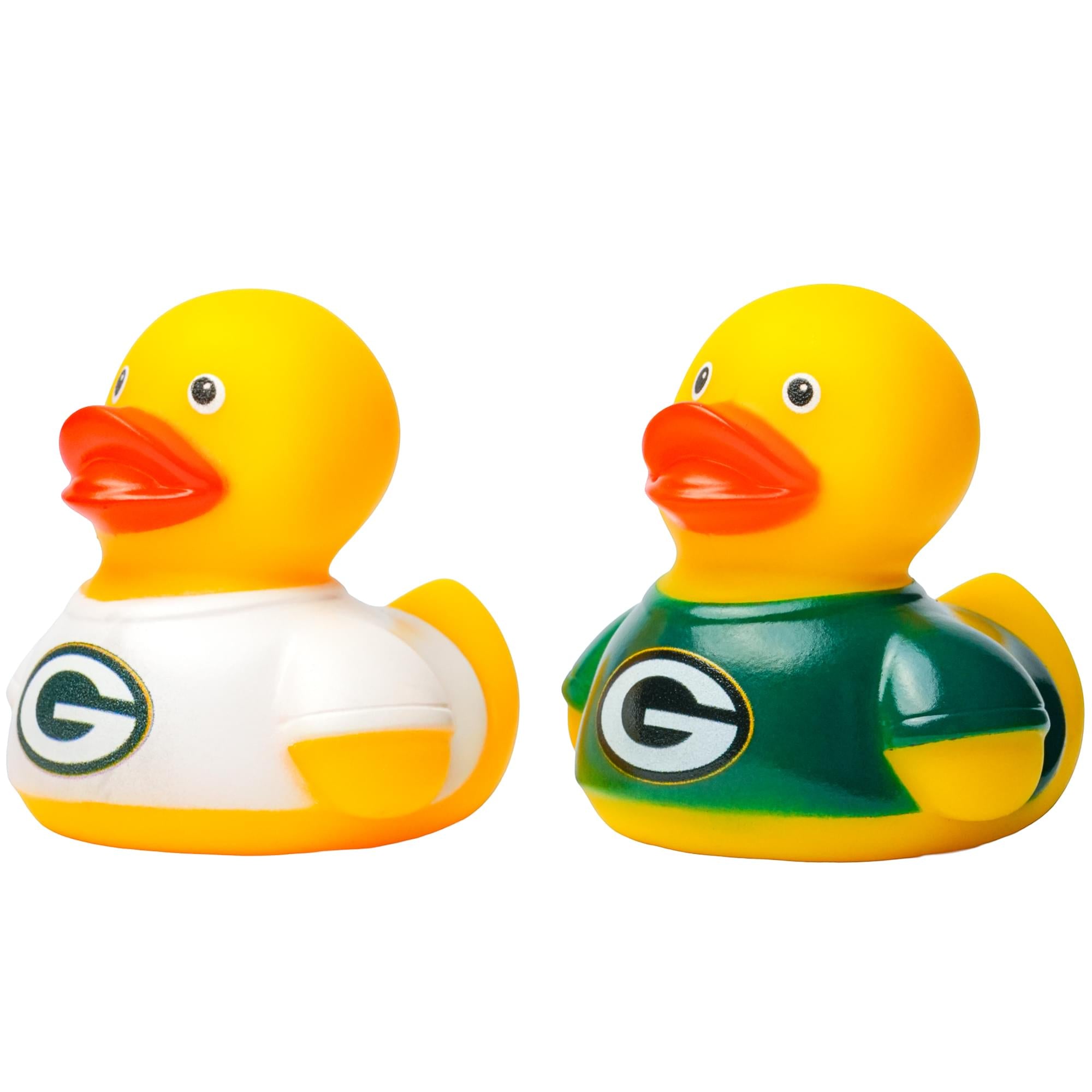 NFL Green Bay Packers Logo Rubber Duck 2-Pack | 2.5 Inches