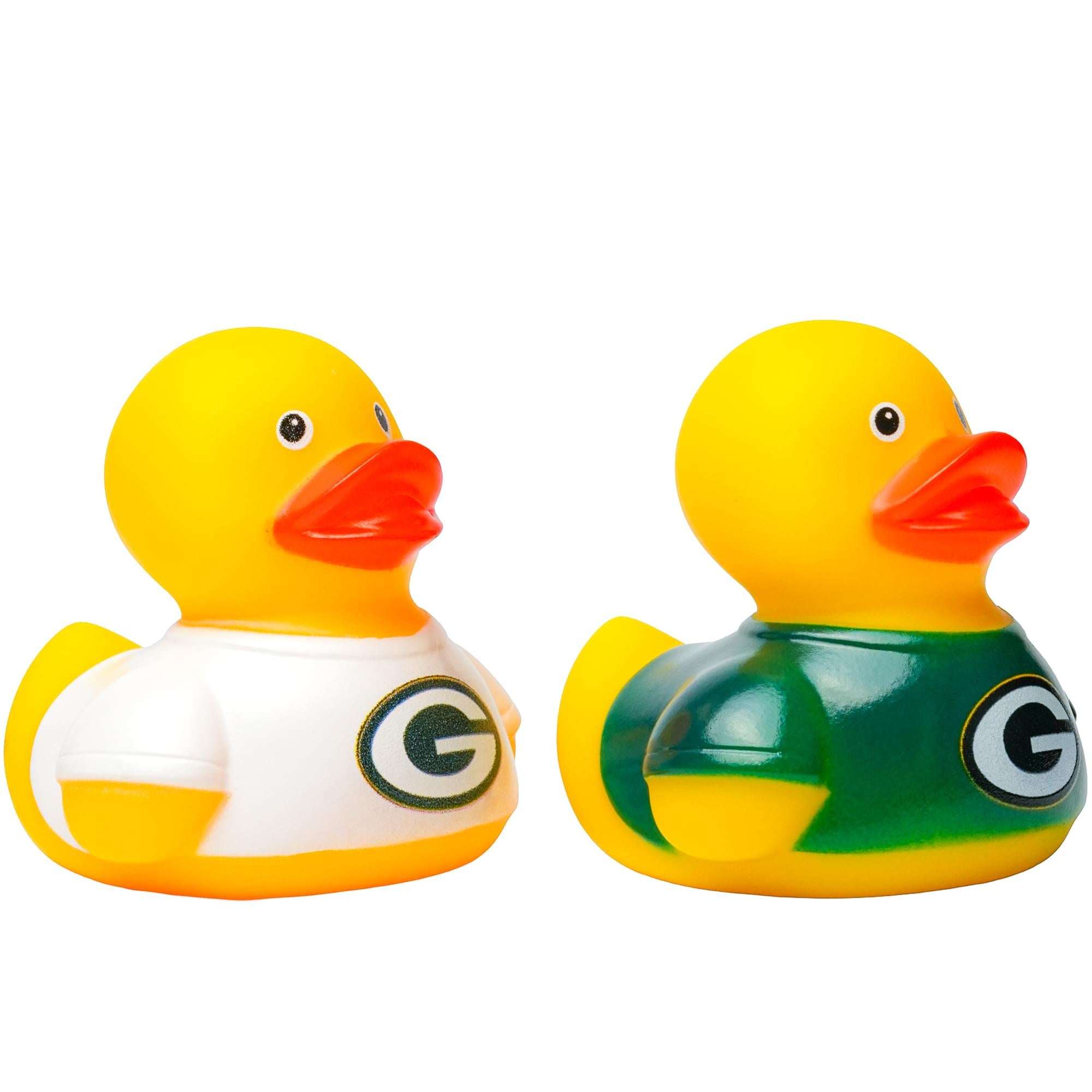 NFL Green Bay Packers Logo Rubber Duck 2-Pack | 2.5 Inches