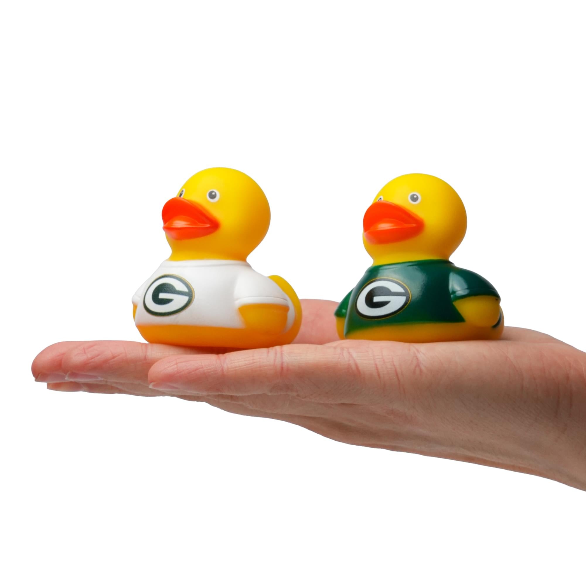 NFL Green Bay Packers Logo Rubber Duck 2-Pack | 2.5 Inches