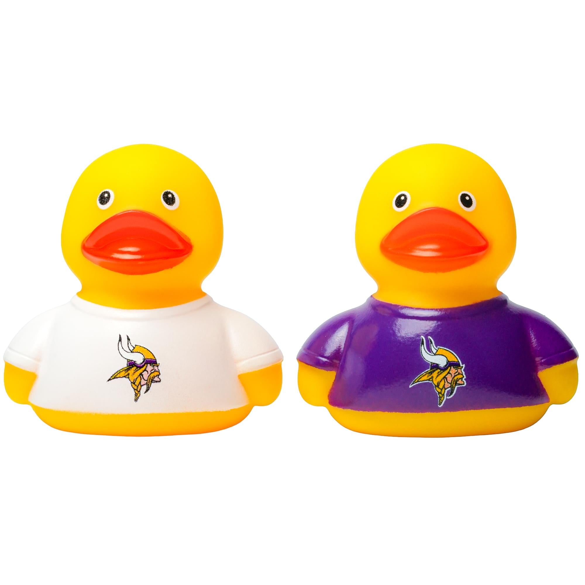 NFL Minnesota Vikings Logo Rubber Duck 2-Pack | 2.5 Inches