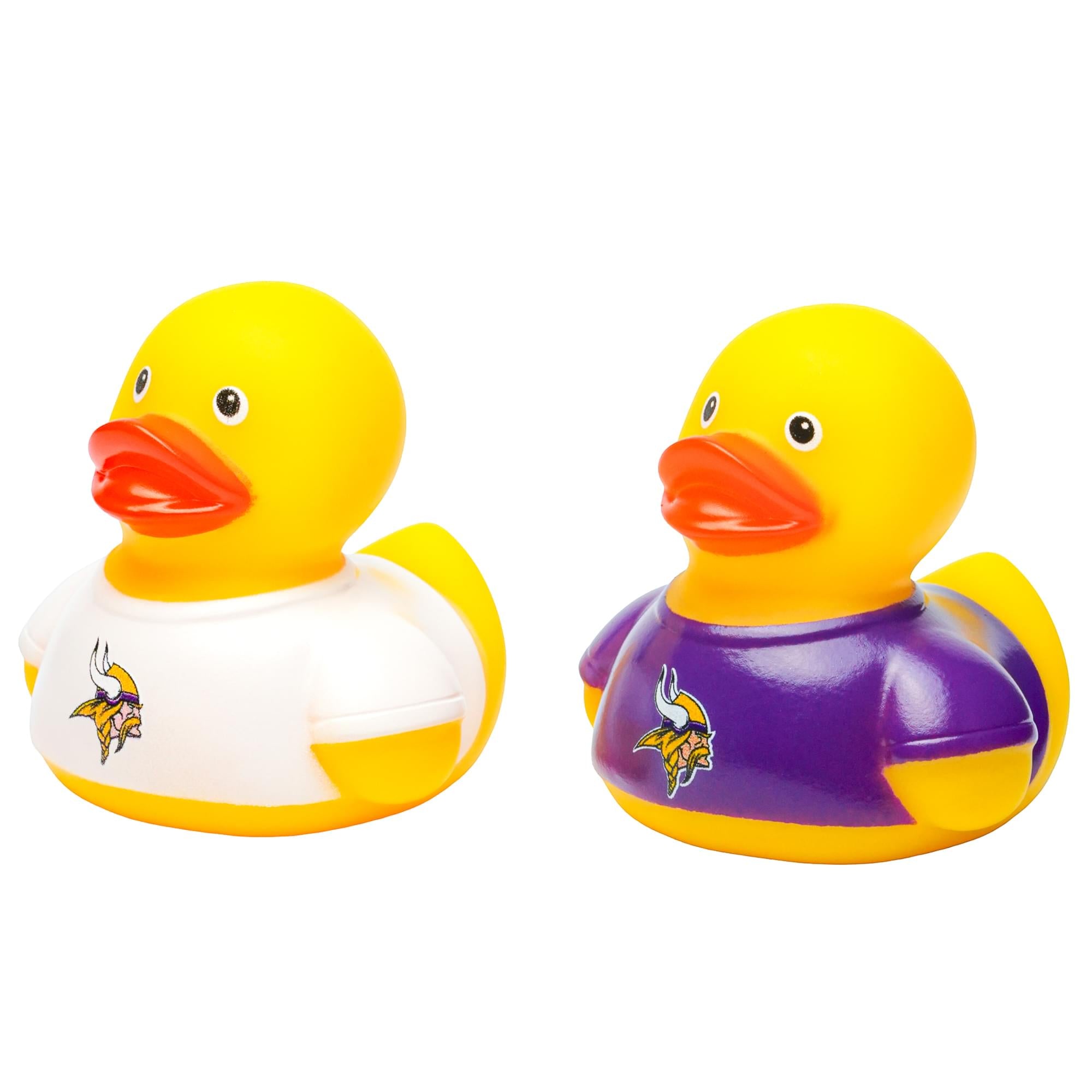 NFL Minnesota Vikings Logo Rubber Duck 2-Pack | 2.5 Inches