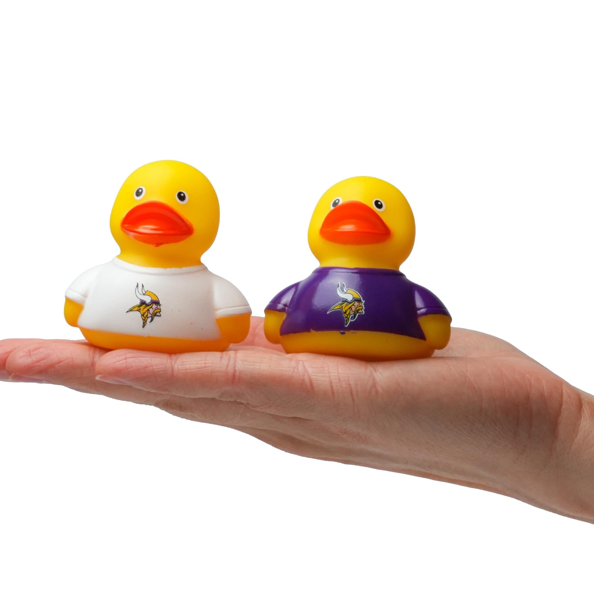 NFL Minnesota Vikings Logo Rubber Duck 2-Pack | 2.5 Inches