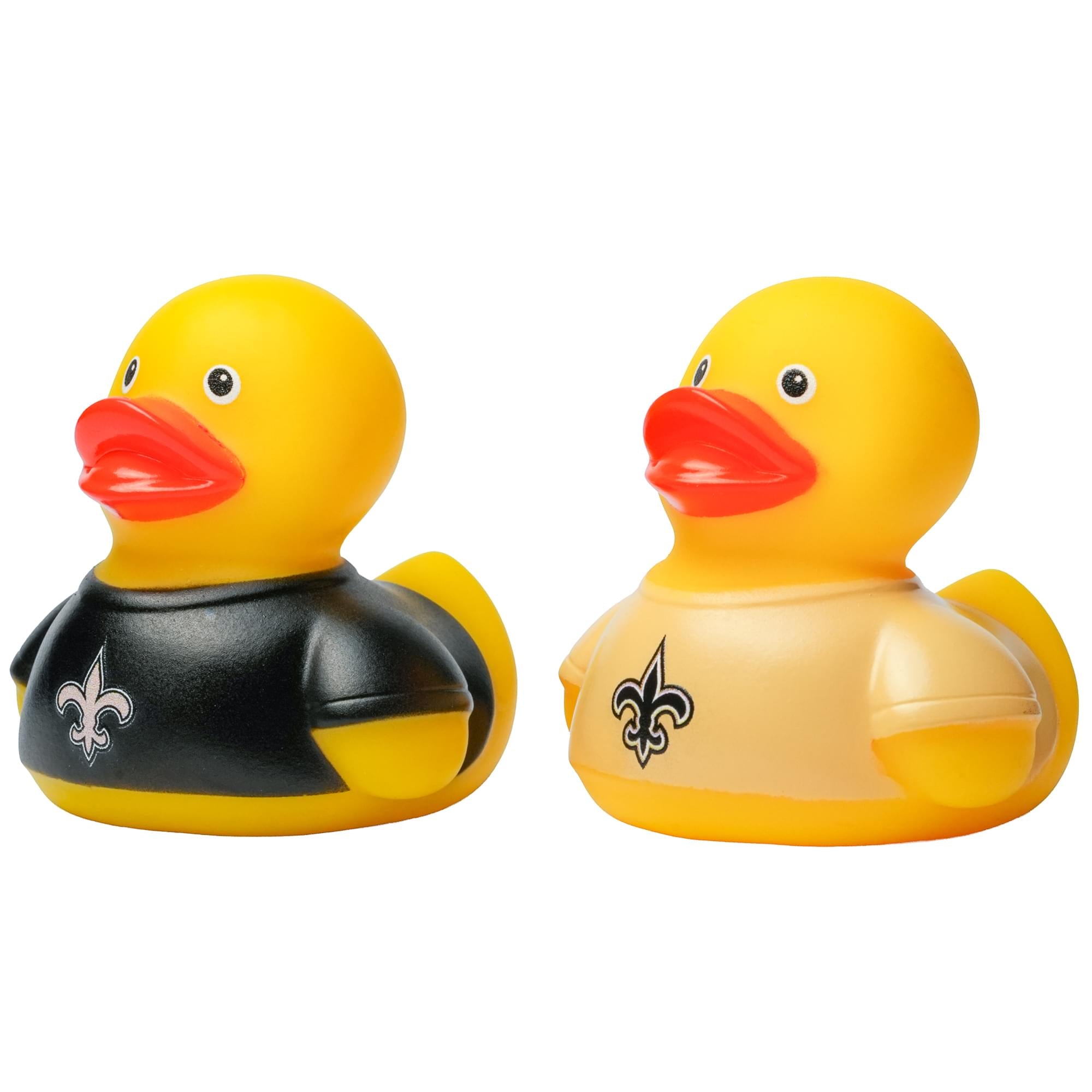 NFL New Orleans Saints Logo Rubber Duck 2-Pack | 2.5 Inches
