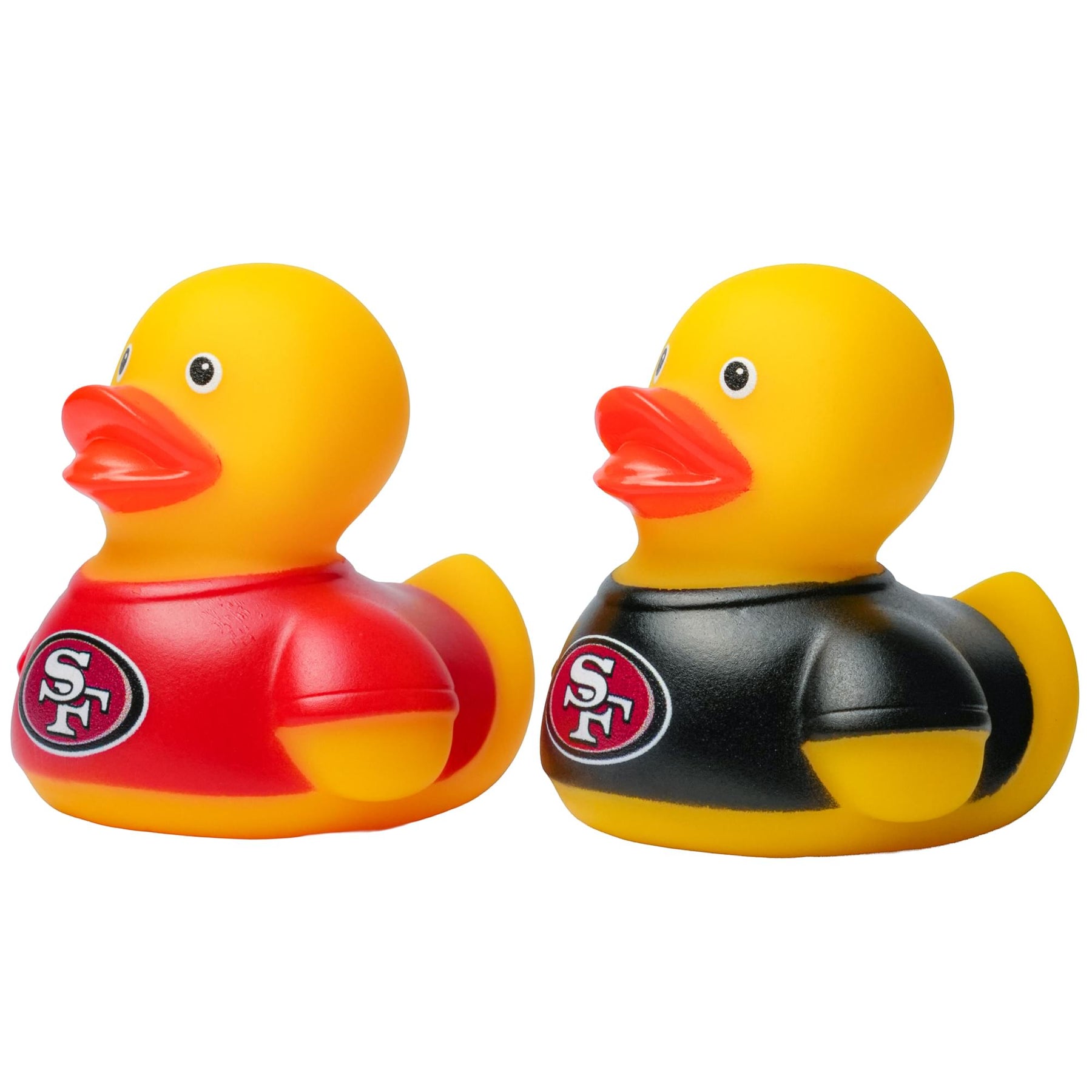 NFL San Francisco 49ers Logo Rubber Duck 2-Pack | 2.5 Inches
