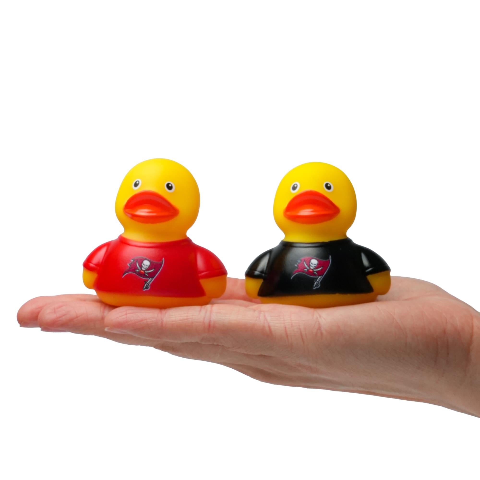NFL Tampa Bay Buccaneers Logo Rubber Duck 2-Pack | 2.5 Inches