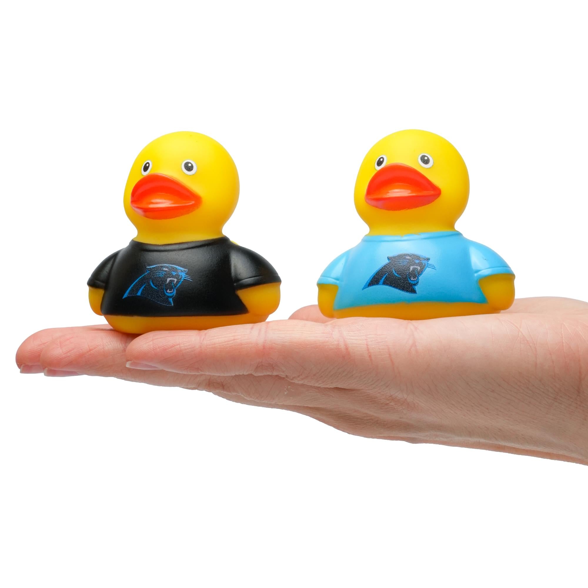 NFL Carolina Panthers Logo Rubber Duck 2-Pack | 2.5 Inches