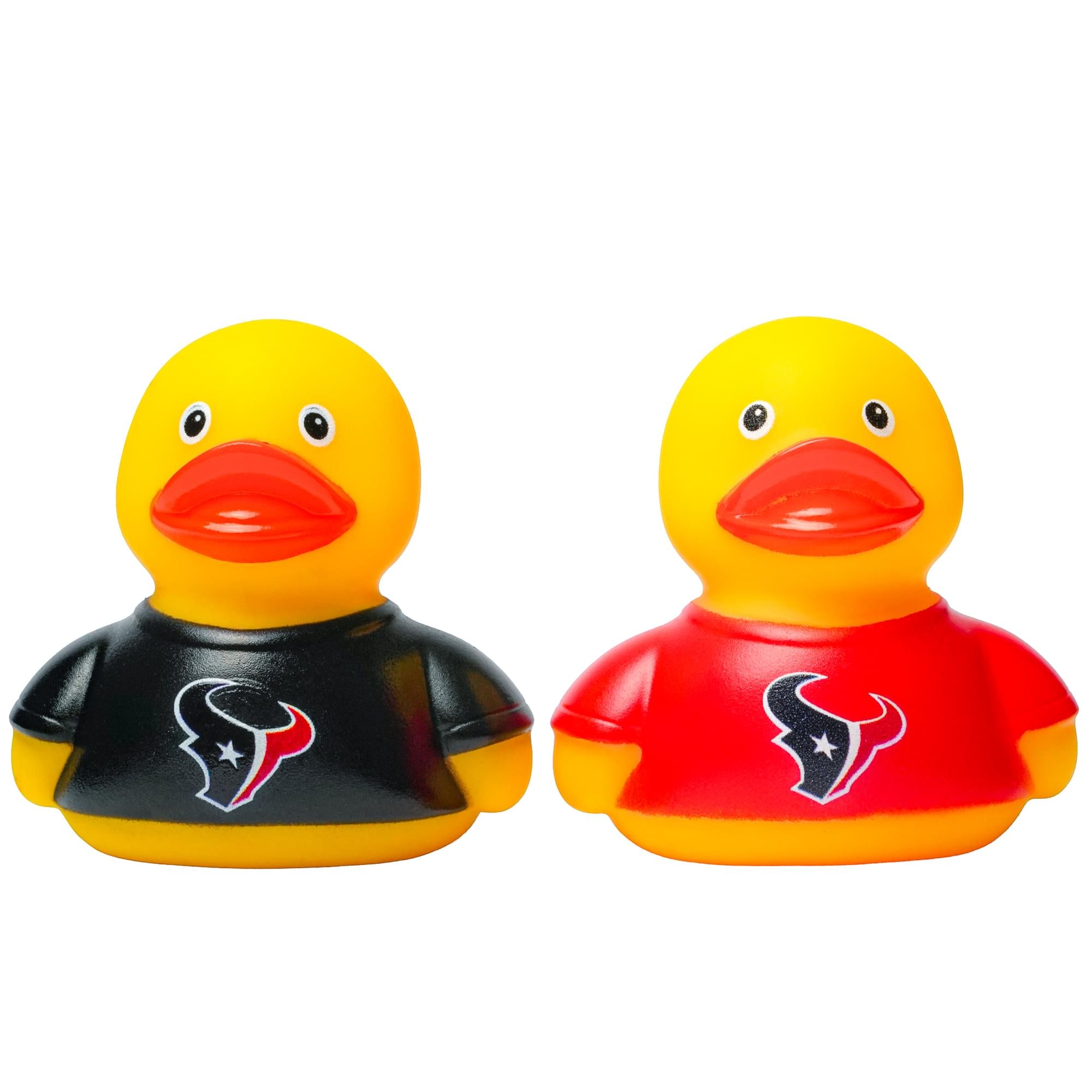 NFL Houston Texans Logo Rubber Duck 2-Pack | 2.5 Inches