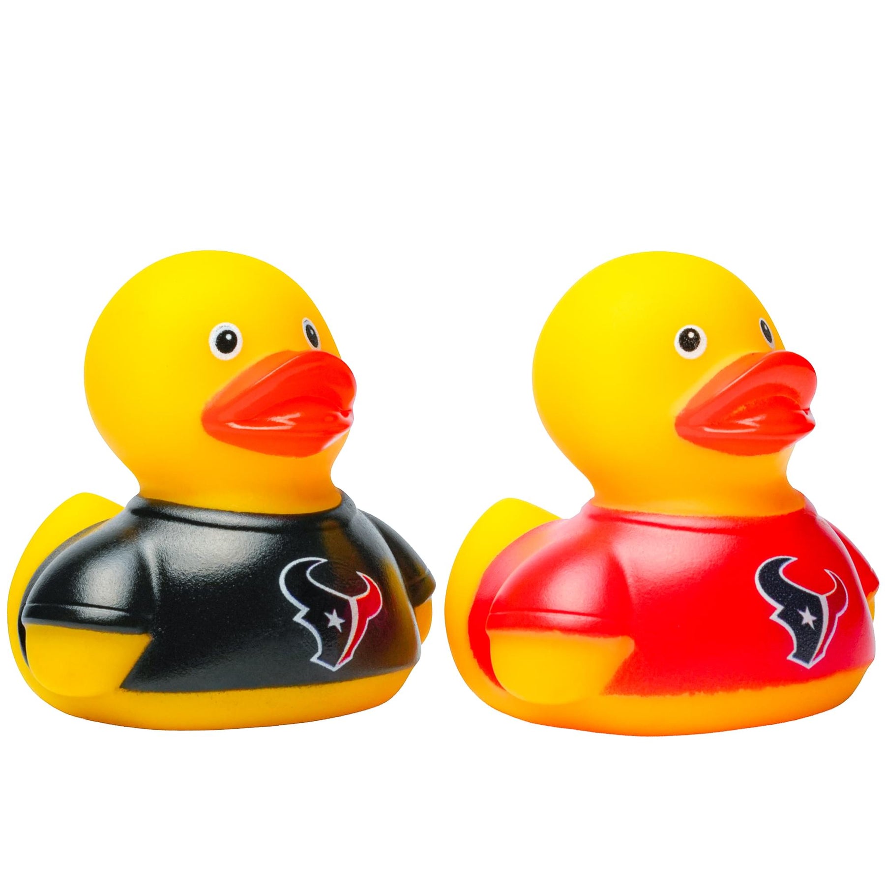 NFL Houston Texans Logo Rubber Duck 2-Pack | 2.5 Inches