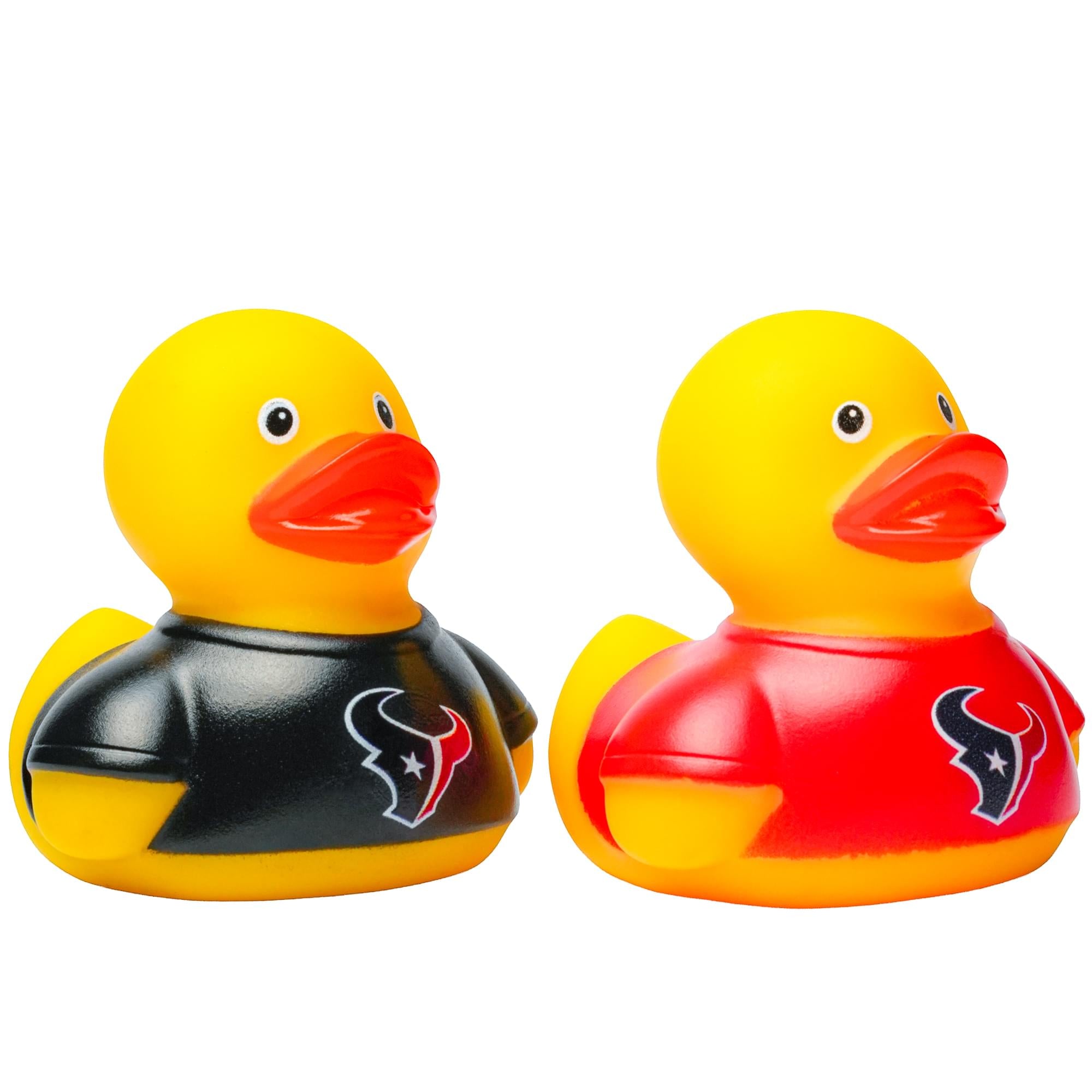 NFL Houston Texans Logo Rubber Duck 2-Pack | 2.5 Inches
