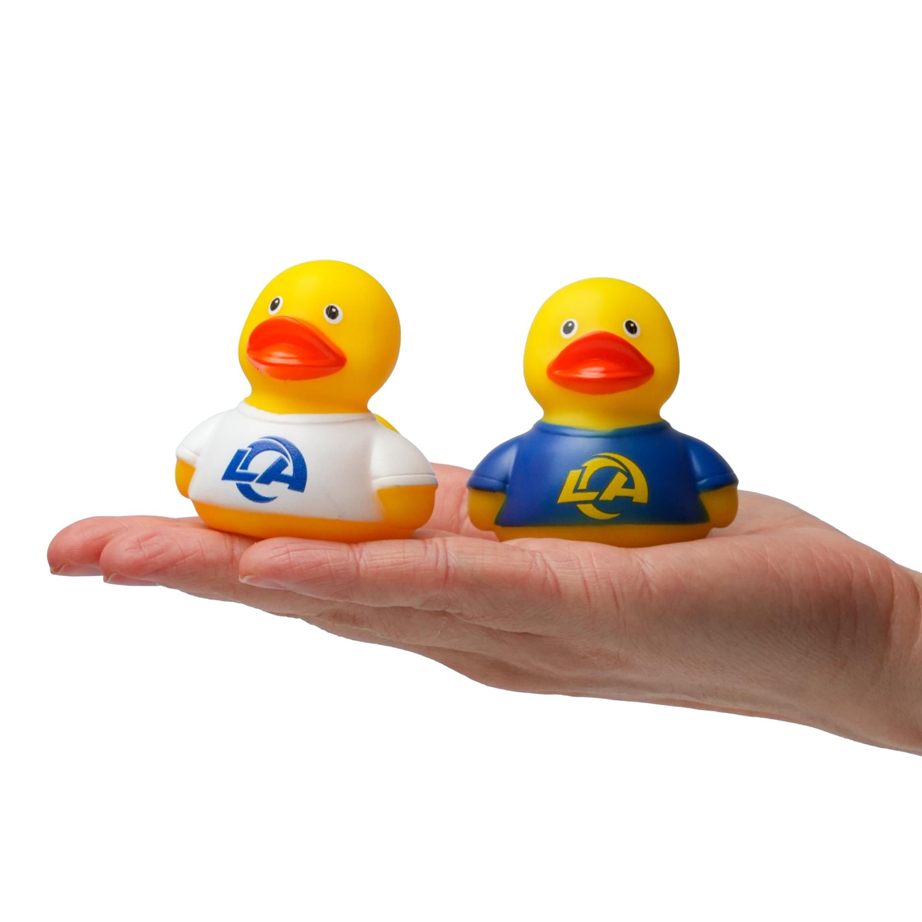 NFL Los Angeles Rams Logo Rubber Duck 2-Pack | 2.5 Inches