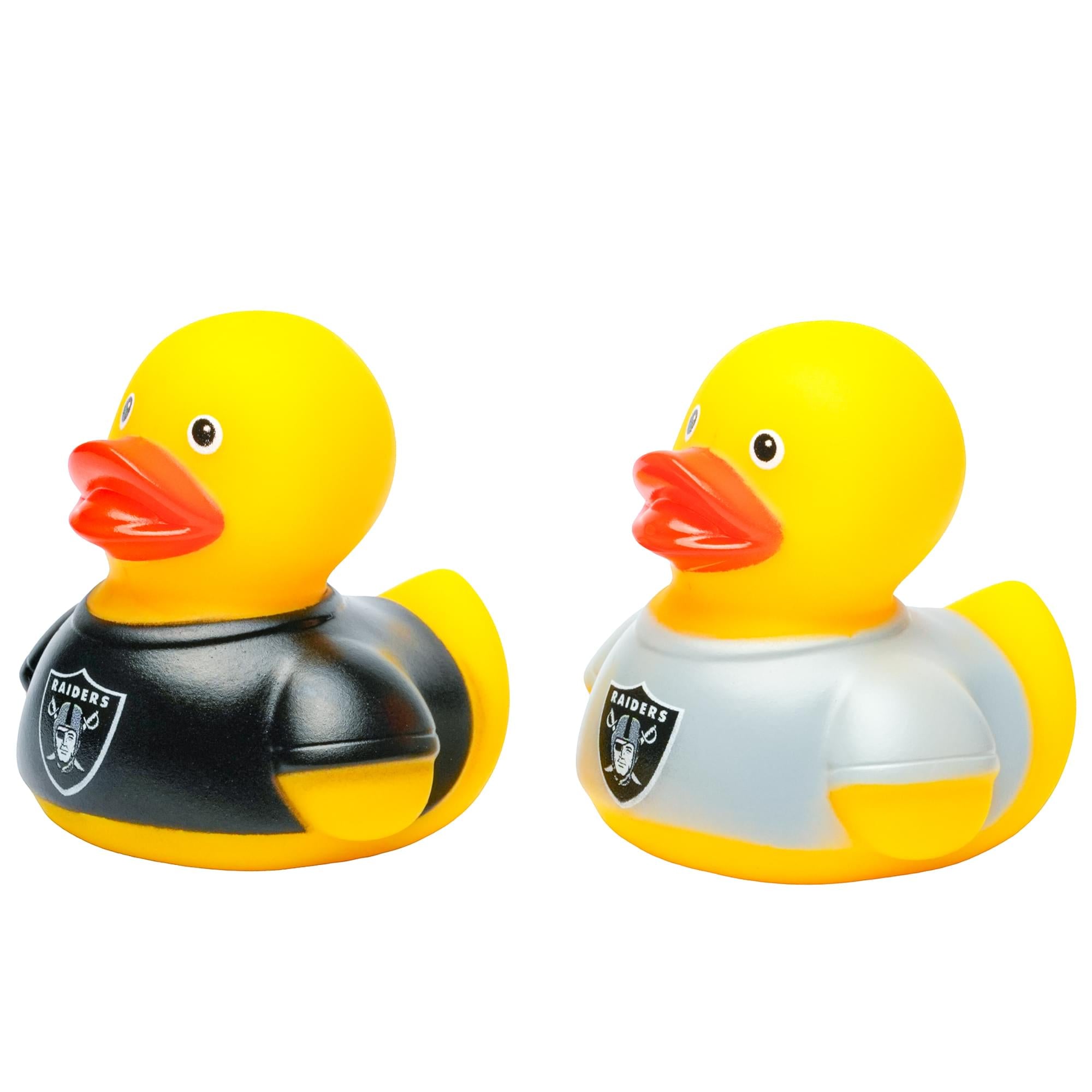 NFL Las Vegas Raiders Logo Rubber Duck 2-Pack | 2.5 Inches