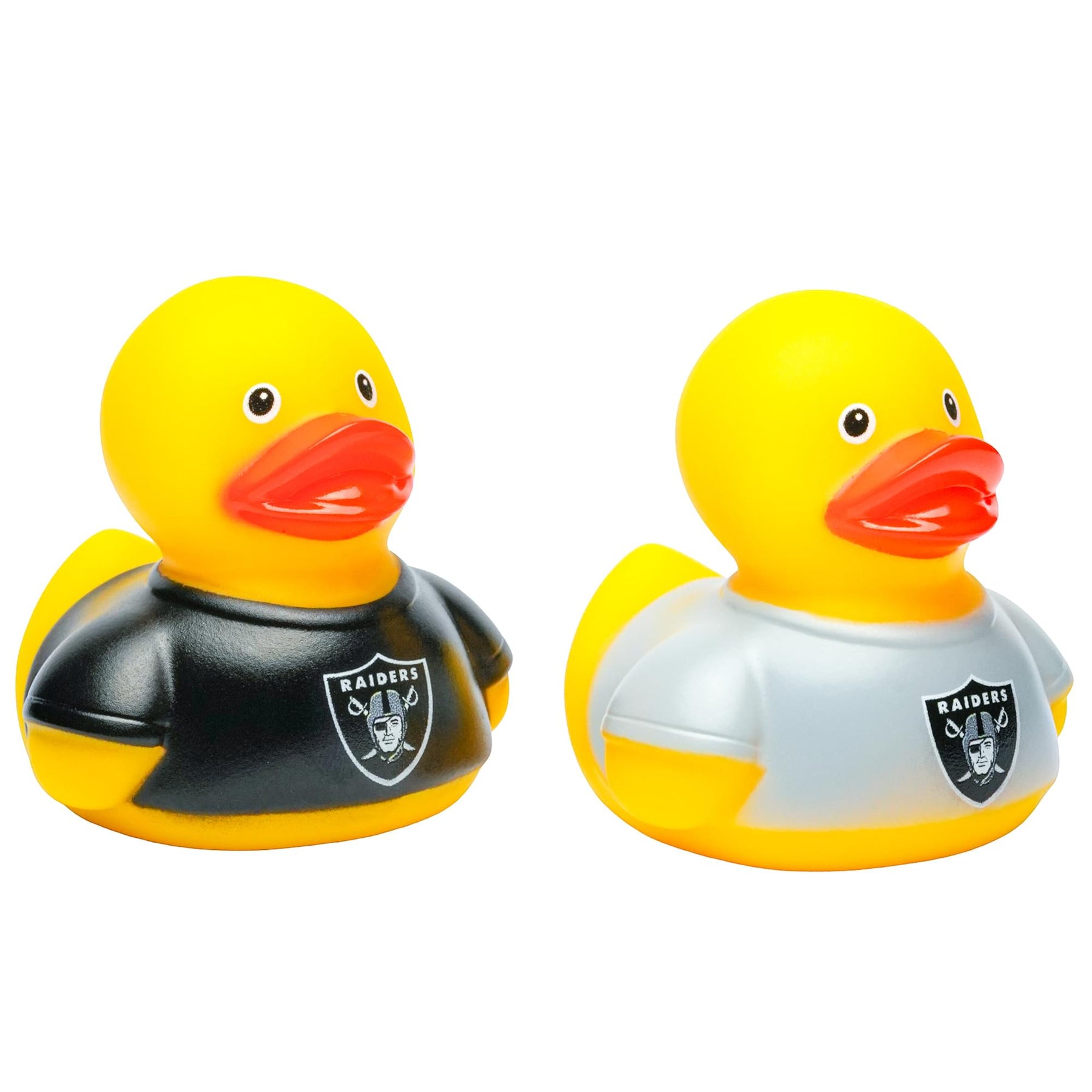 NFL Las Vegas Raiders Logo Rubber Duck 2-Pack | 2.5 Inches