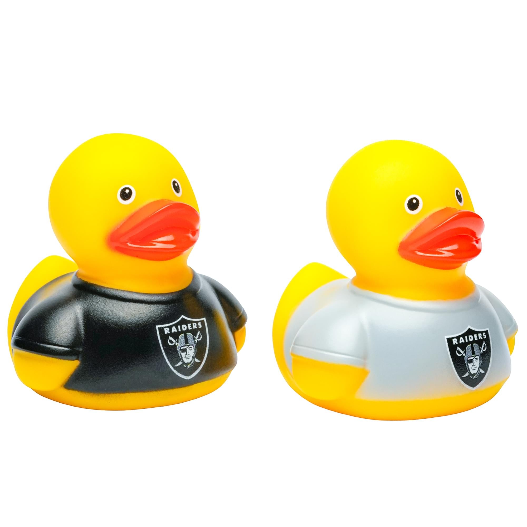 NFL Las Vegas Raiders Logo Rubber Duck 2-Pack | 2.5 Inches
