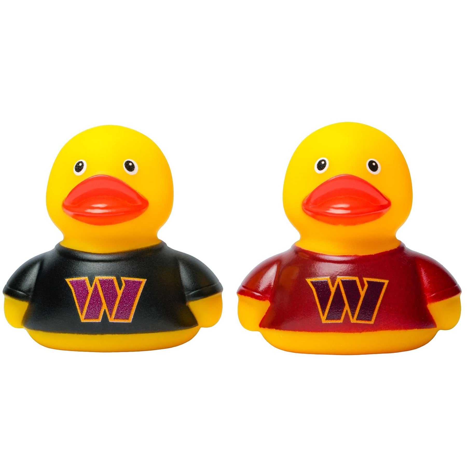 NFL Washington Commanders Logo Rubber Duck 2-Pack | 2.5 Inches