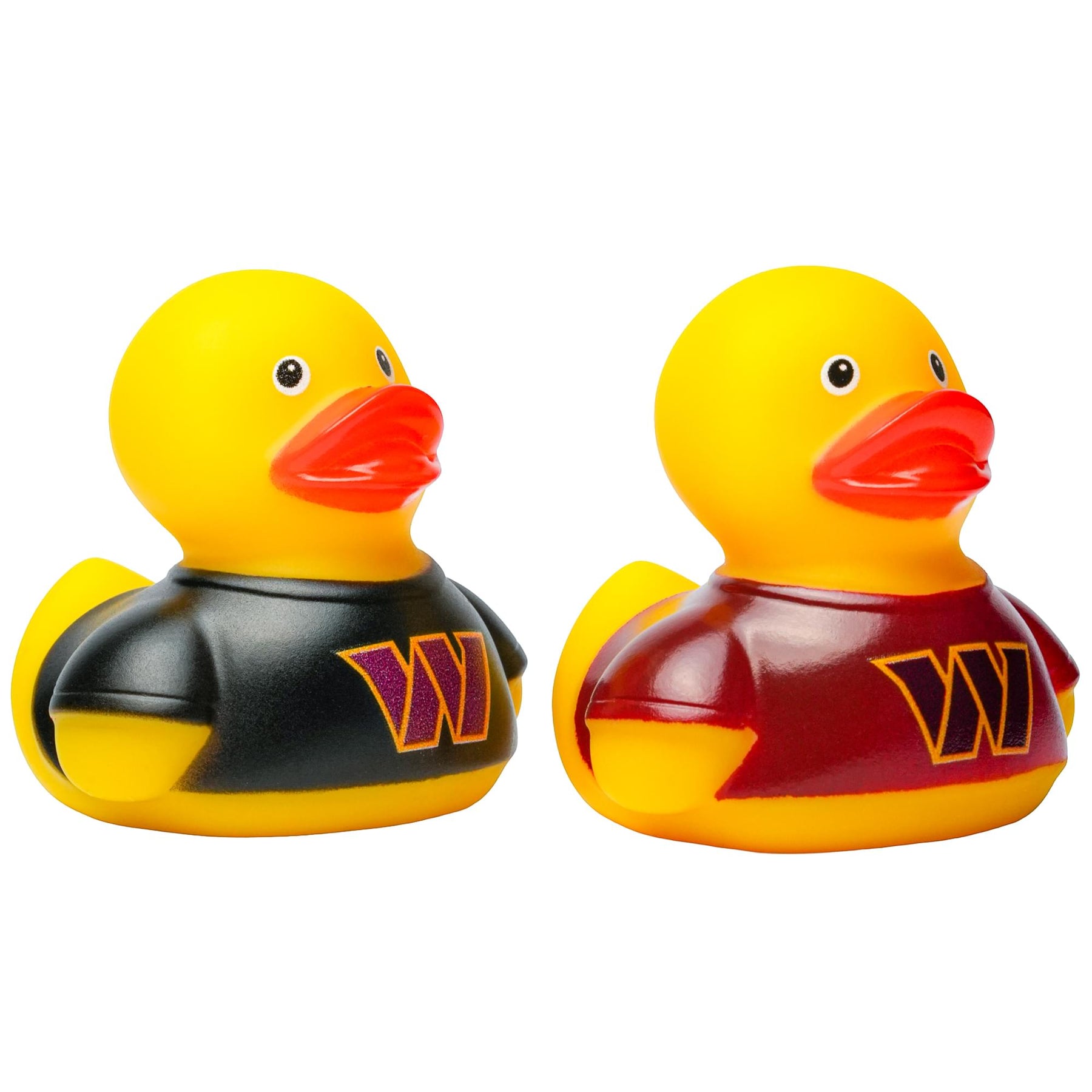 NFL Washington Commanders Logo Rubber Duck 2-Pack | 2.5 Inches