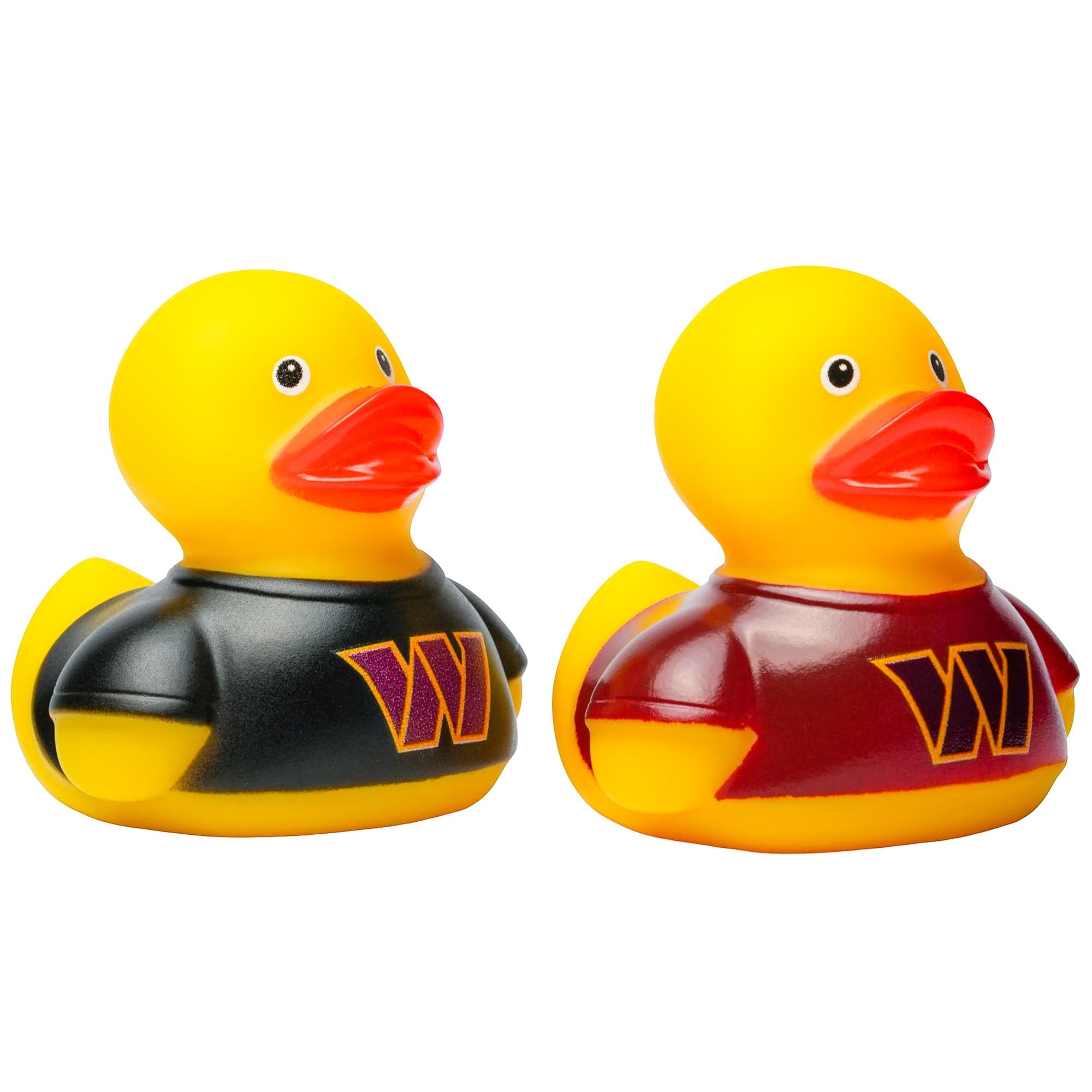 NFL Washington Commanders Logo Rubber Duck 2-Pack | 2.5 Inches