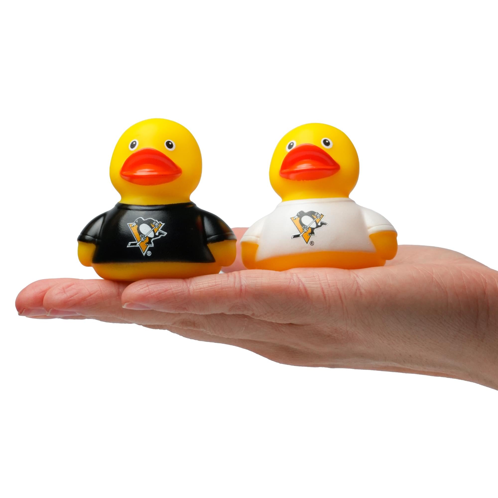 NHL Pittsburgh Penguins Logo Rubber Duck 2-Pack | 2.5 Inches