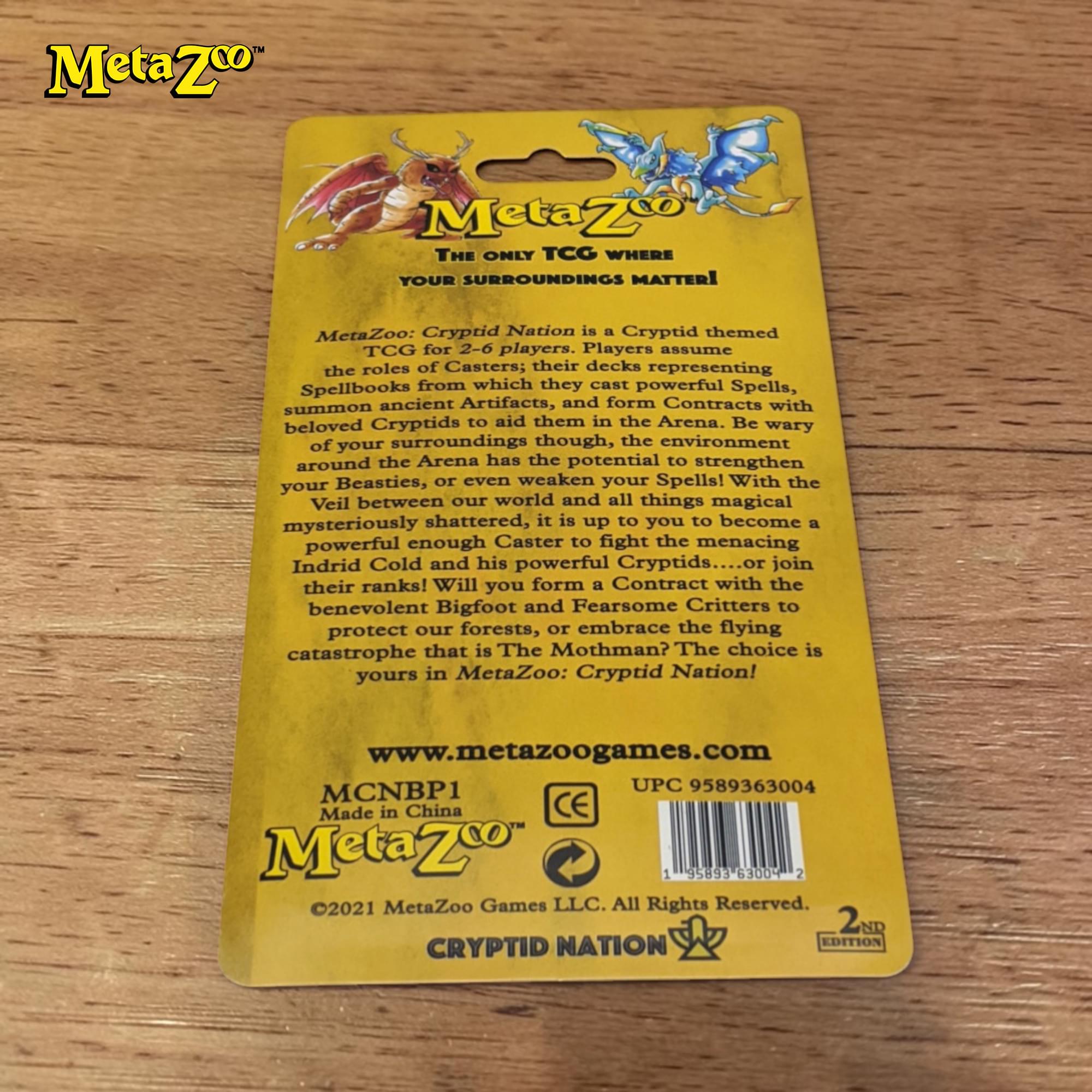 MetaZoo TCG Cryptid Nation: Second Edition Booster Pack