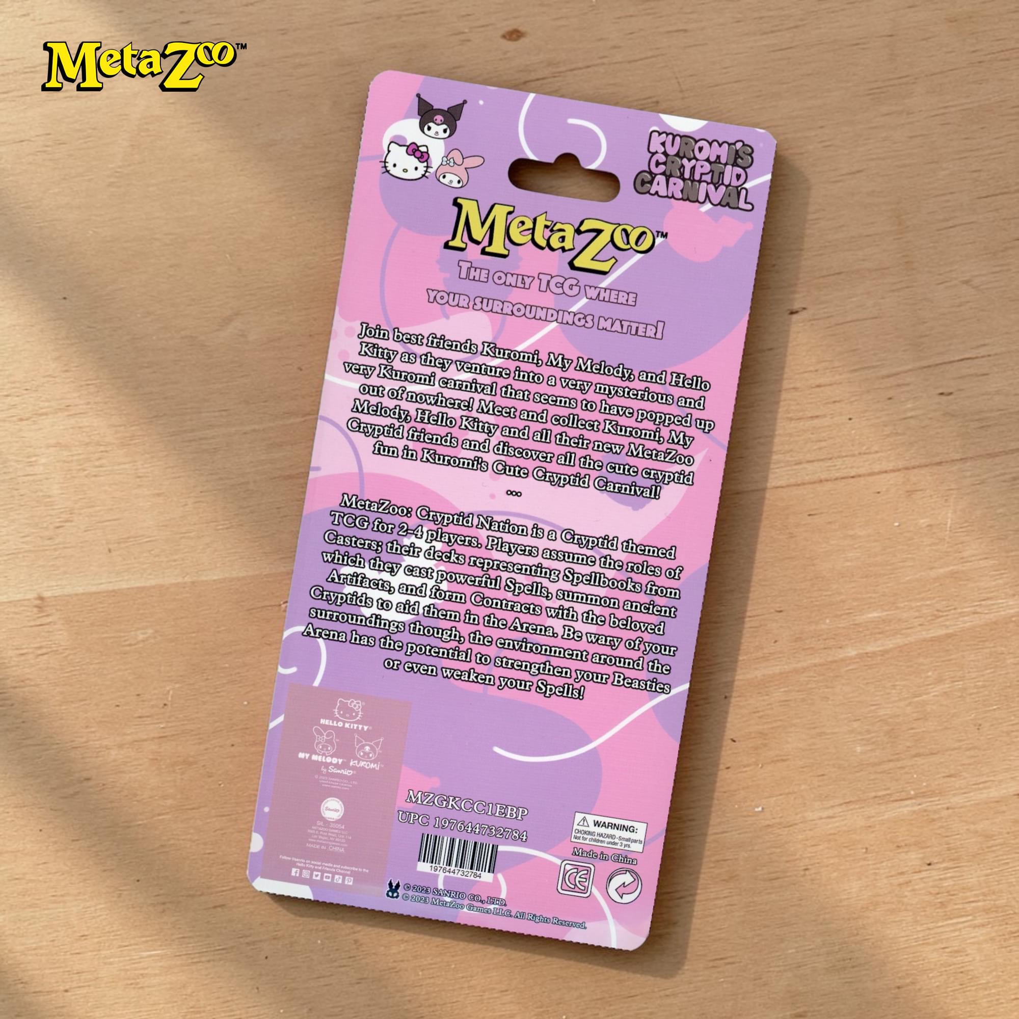 MetaZoo TCG Helly Kitty Kuromo Booster Pack | 12 Cards