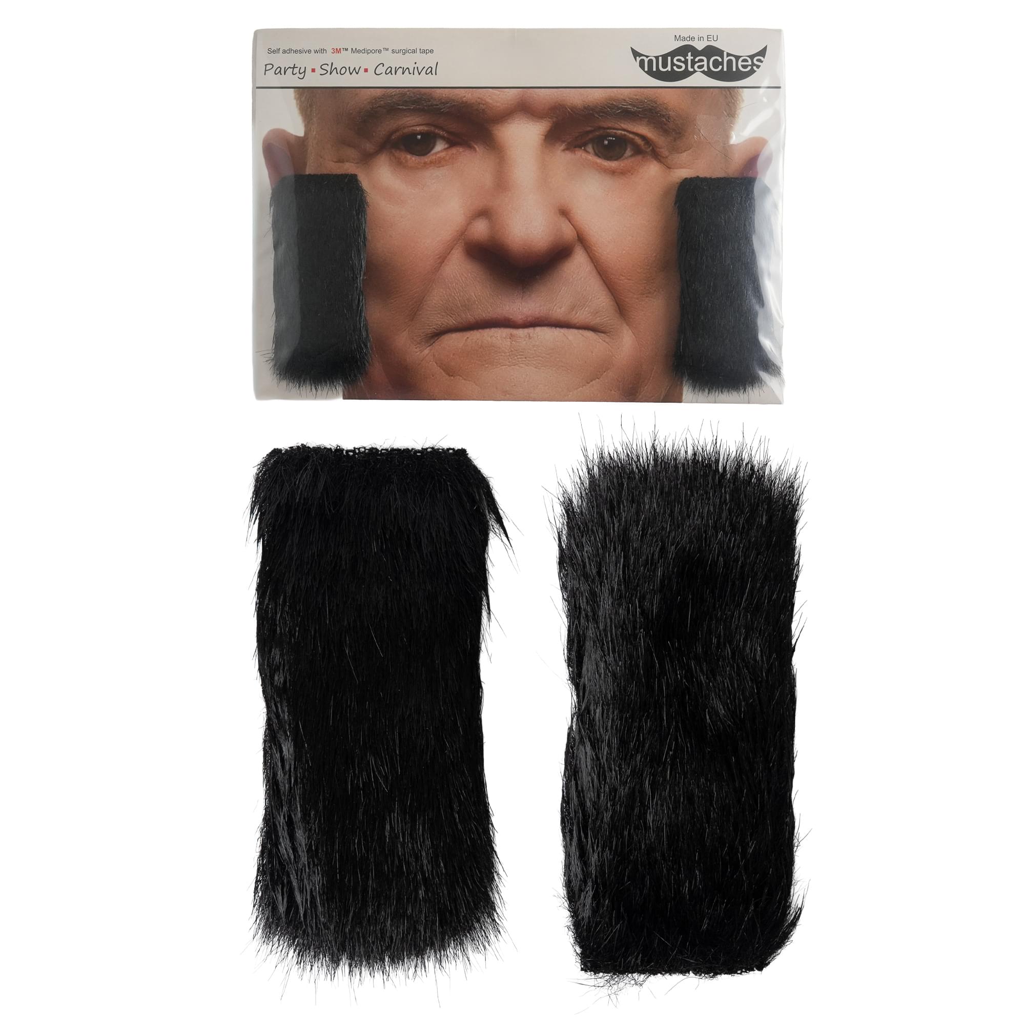 Black Sideburns Adult Costume