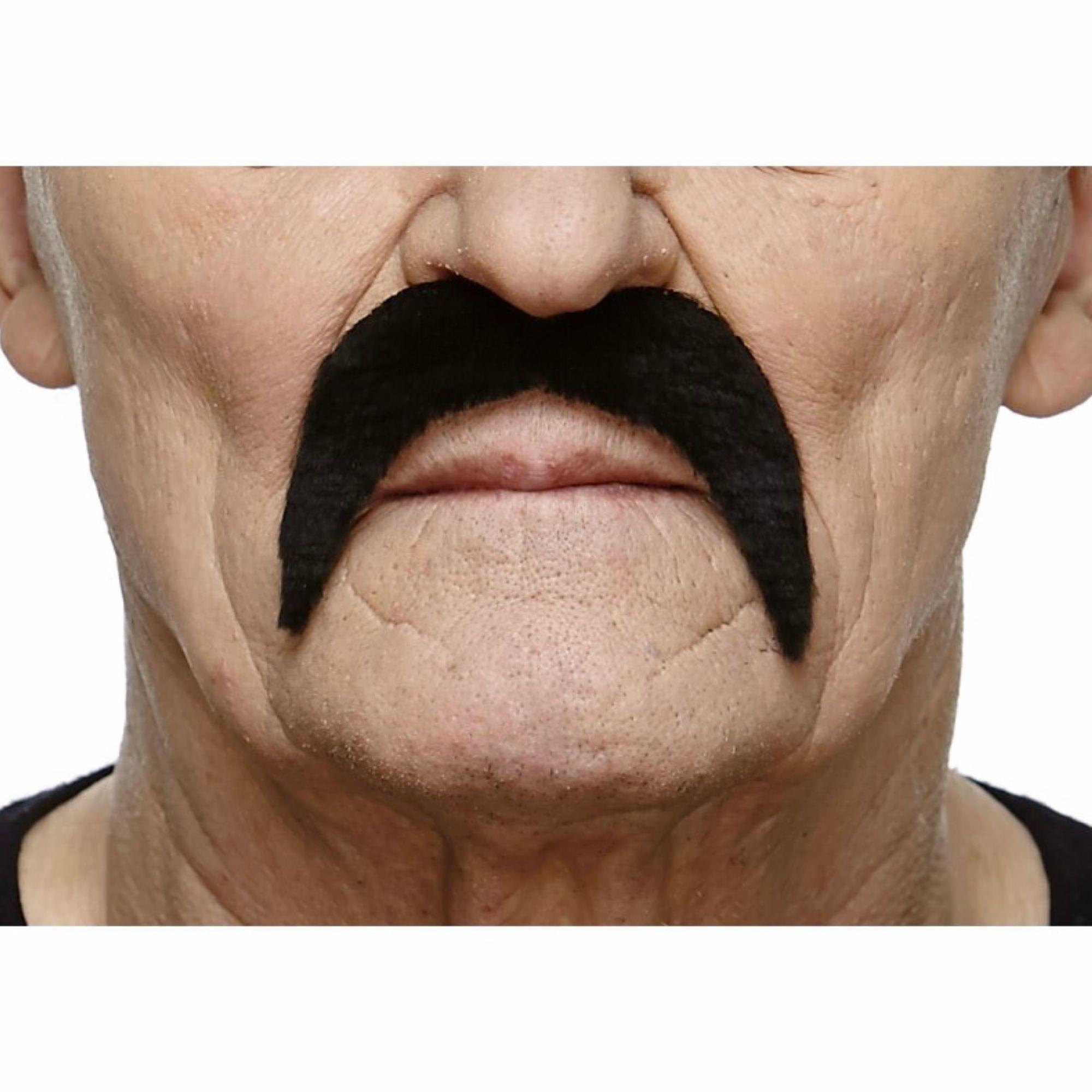 70's Black Moustache Adult Costume Accessory