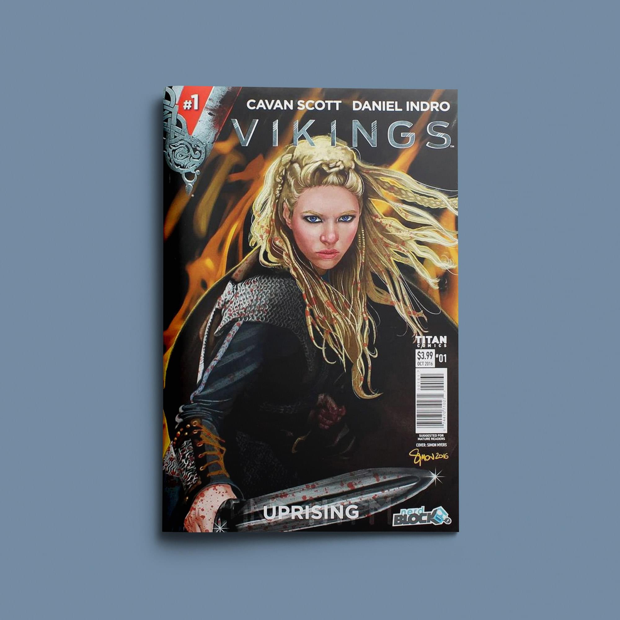 Vikings Uprising #1 Comic Book (Nerd Block Cover)