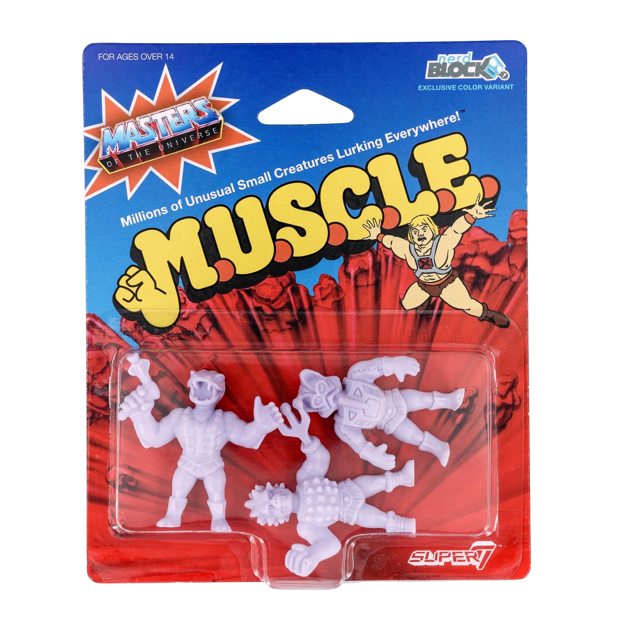 Masters of the Universe M.U.S.C.L.E. 3-Pack: Spikor, Kobra Khan, Stinkor