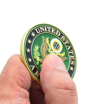 U.S. Army Seal Enamel Collector Coin