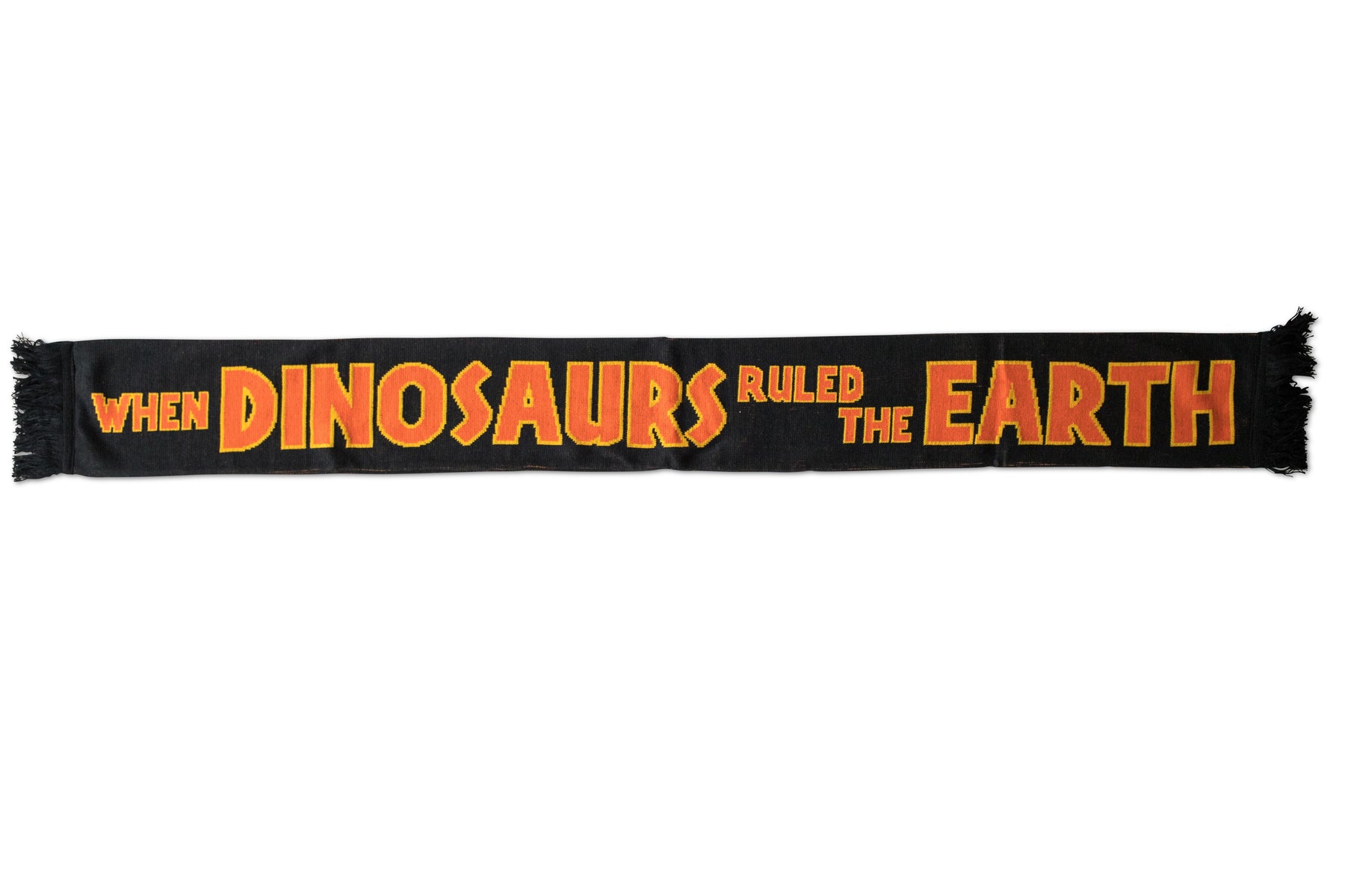 Jurassic Park Large Knitted Scarf "When Dinosaurs Ruled The Earth"