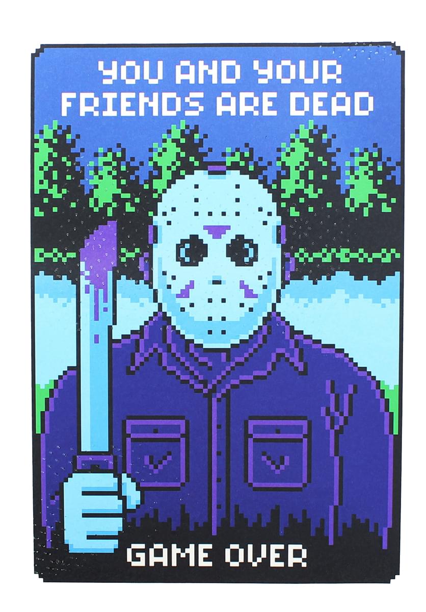Friday the 13th NES Video Game 8" x10" Art Print