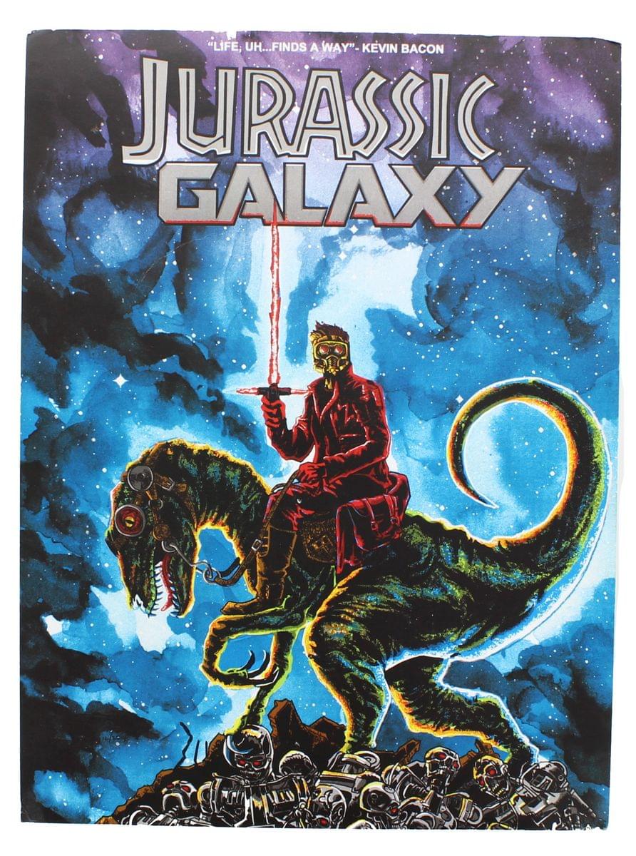 Jurassic Galaxy 8x10 Art Print by Tim Doyle (Nerd Block Exclusive)