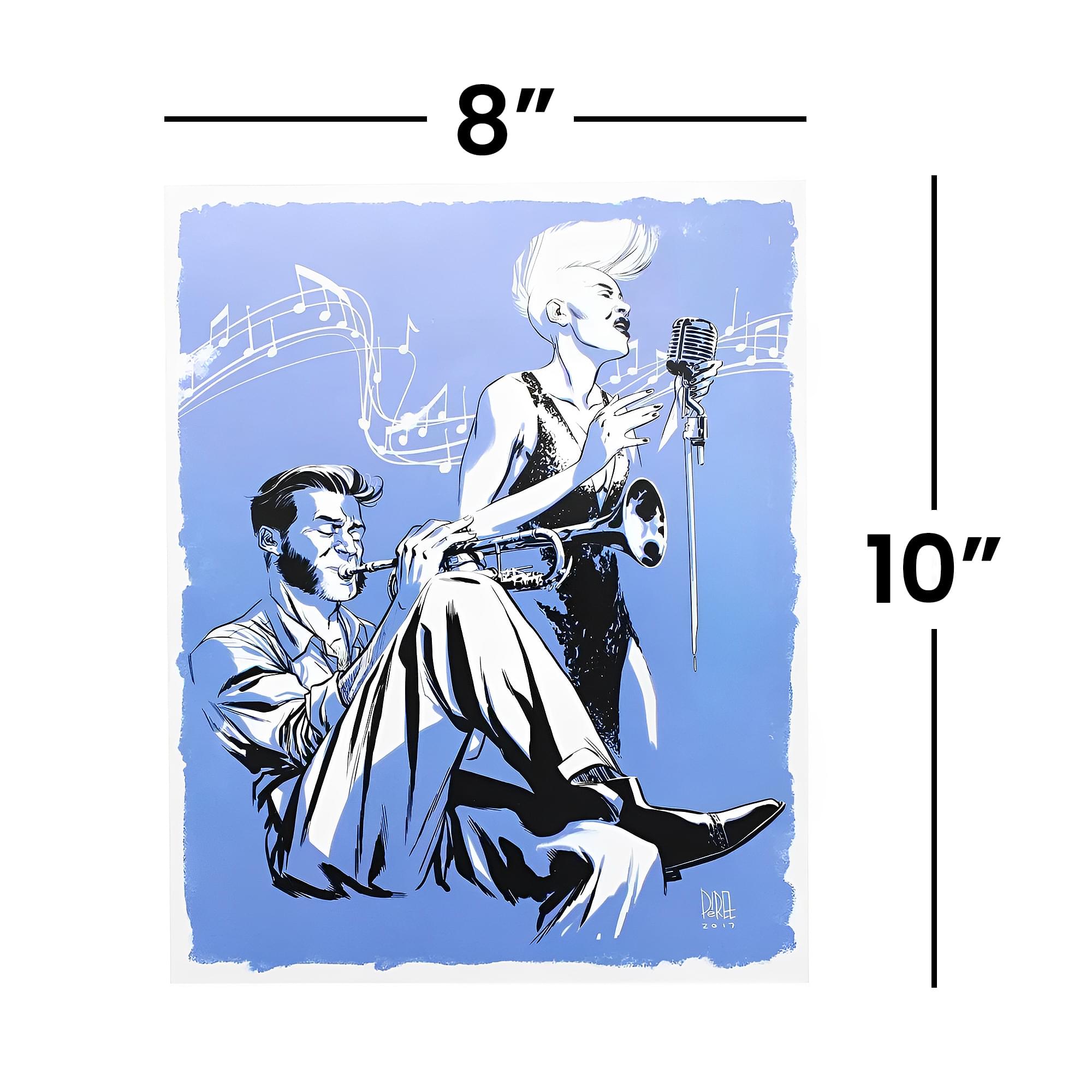 X-Men Jazz 8x10 Art Print by Ramon Perez (C2E2 Nerd Block Exclusive)