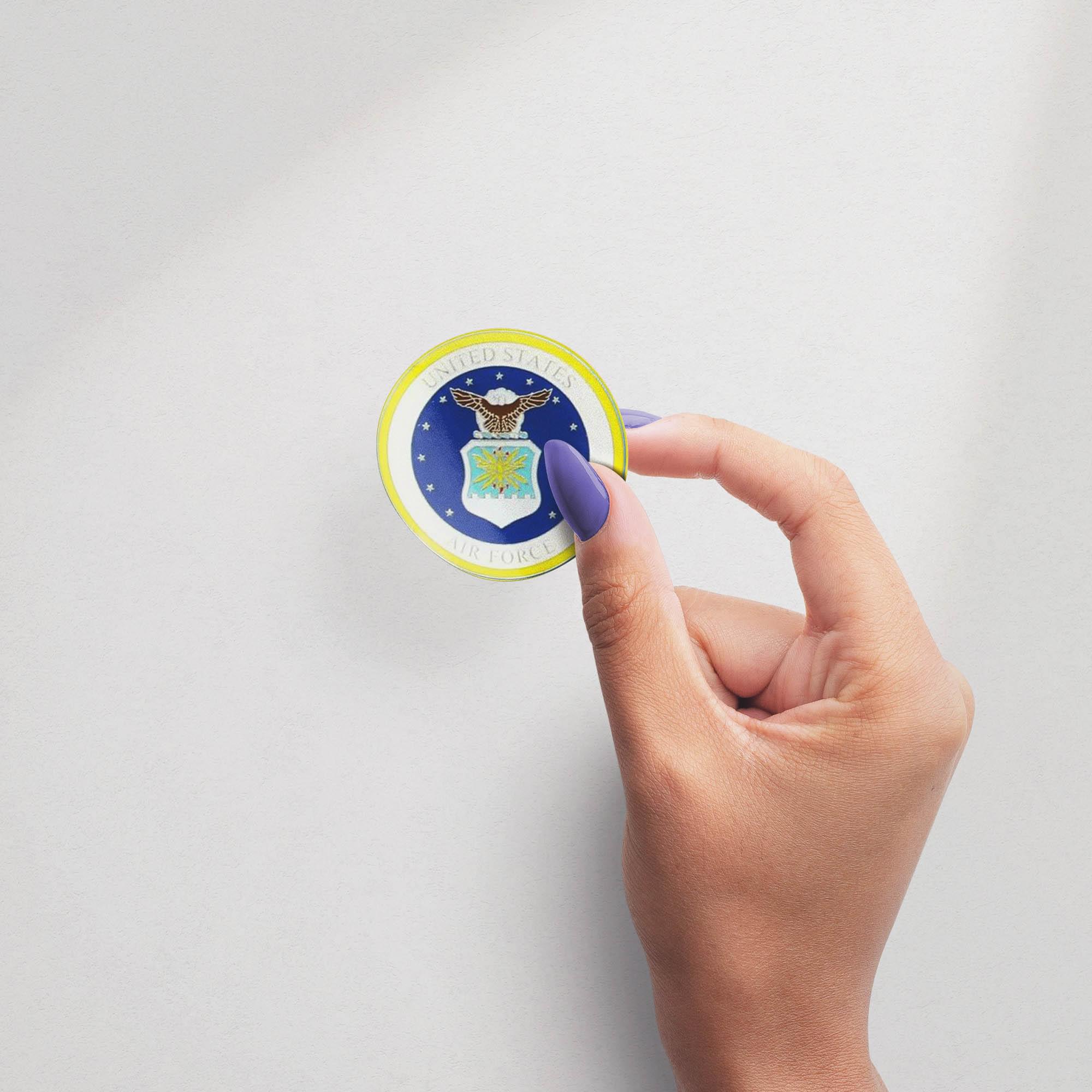U.S. Air Force Self-Adhesive Medallion