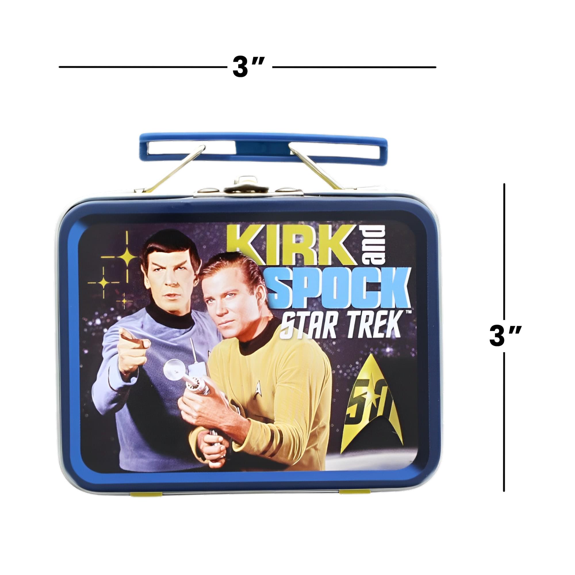 Star Trek: TOS Kirk & Spock Mini Tin Lunch Box