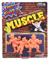 Street Fighter M.U.S.C.L.E. Mini Figure 3-Pack (Red): Chun-Li, E.Honda, Zangief