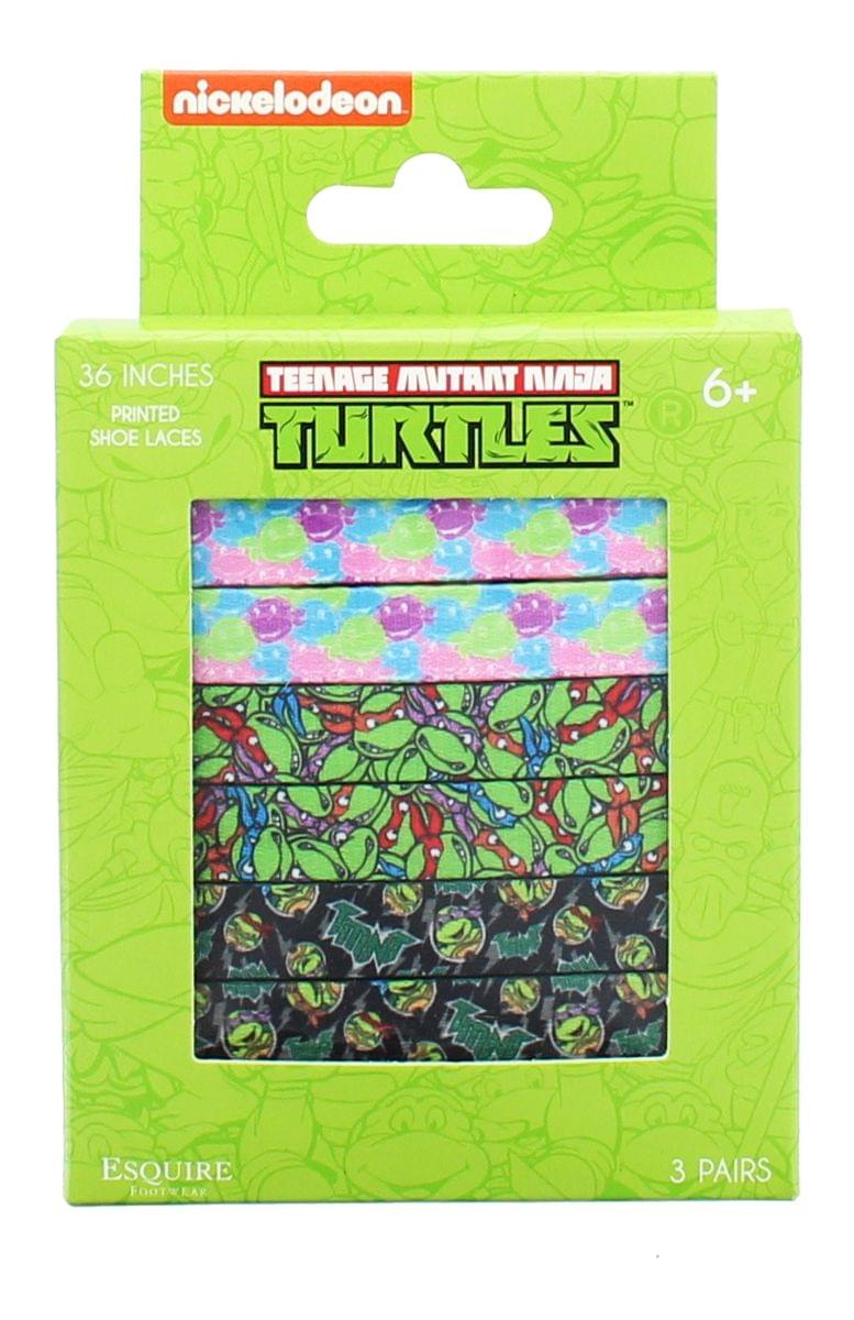 Teenage Mutant Ninja Turtles Printed Shoelaces, 3 Pairs