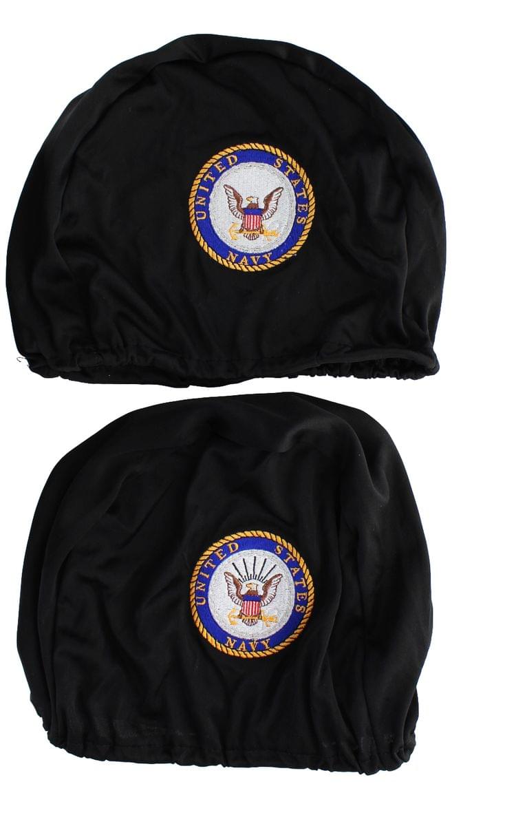 U.S. Navy Embroidered Headrest Covers, Set of 2
