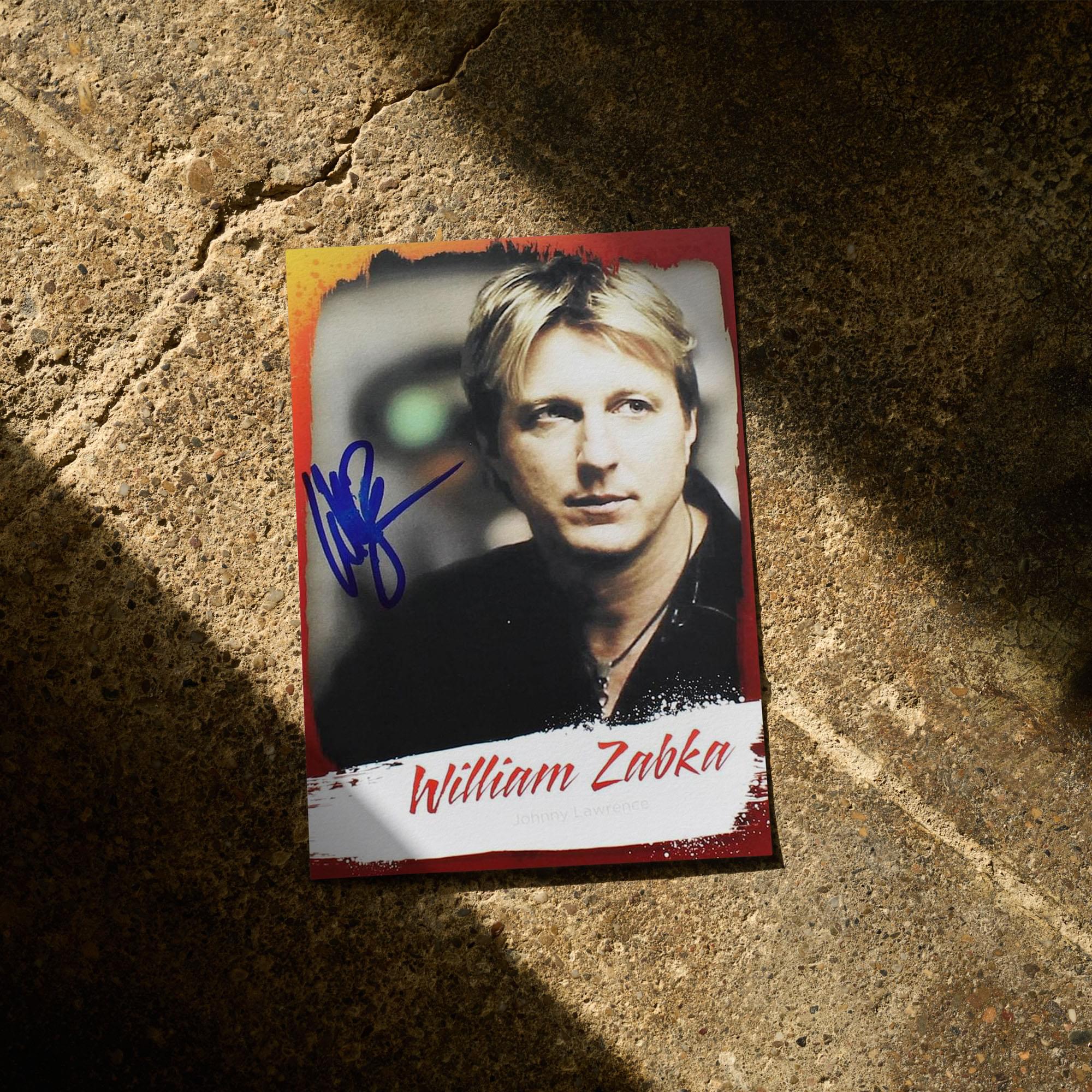 The Karate Kid 5" x 7" William "Johnny Lawrence" Zabka Autographed Print