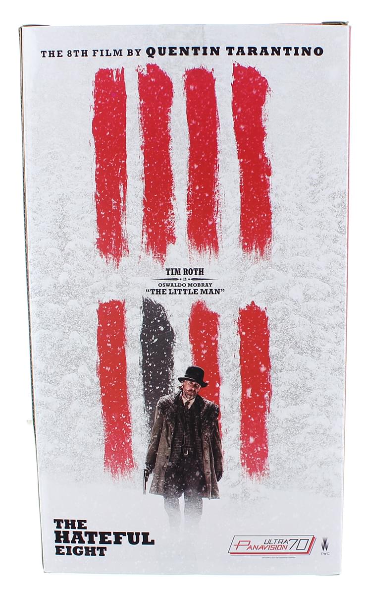 The Hateful Eight Movie 8" Action Figure Oswaldo Mobray " The Little Man"