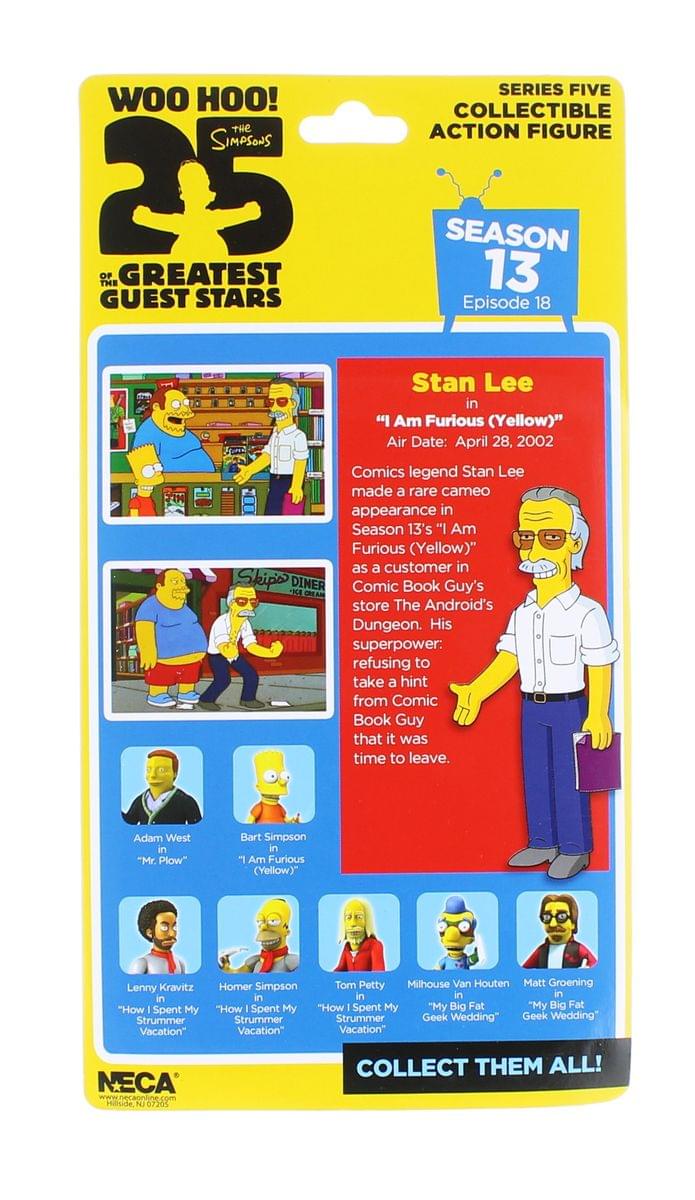 The Simpsons 25th Anniversary 5" Series 5 Action Figure: Stan Lee